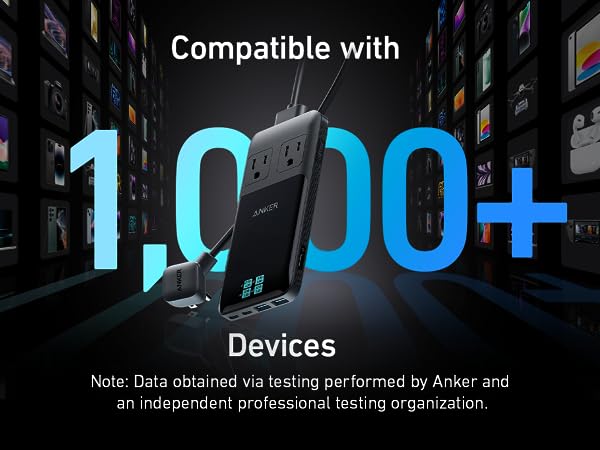 ▷ Anker A2021313 chargeur d'appareils mobiles Smartphone, Tablette Noir  Secteur Intérieure, Extérieure