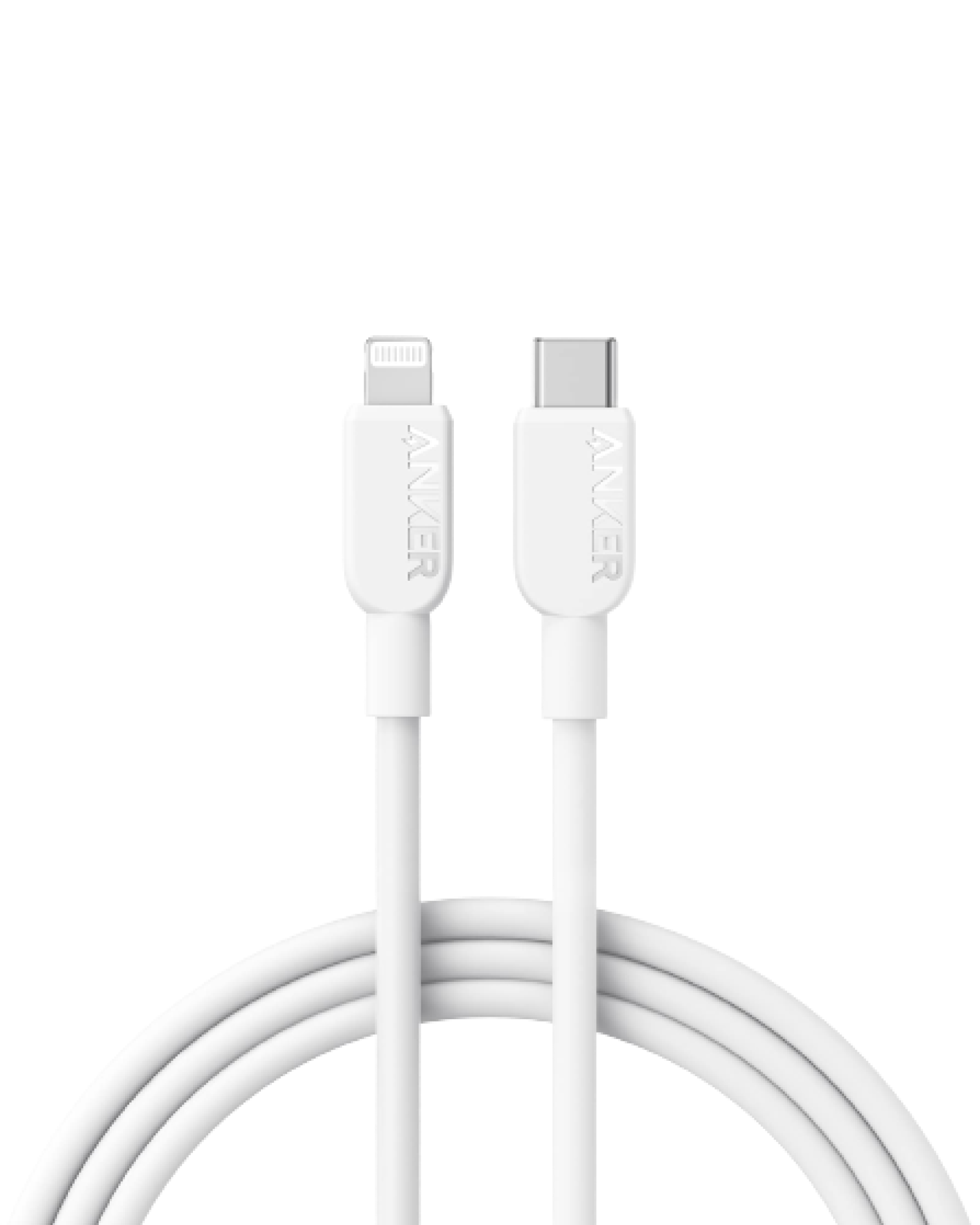 iPhone 14 Pro Max  USB To Lightning Cable For Charging And Data White 10ft  Braided Pack Of 2