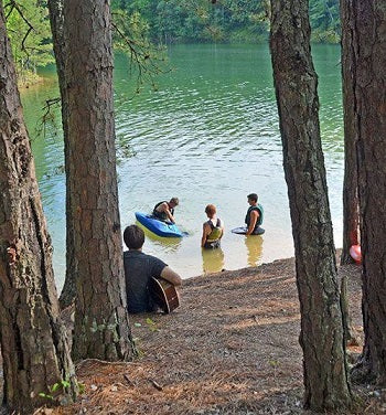 lake-swimming