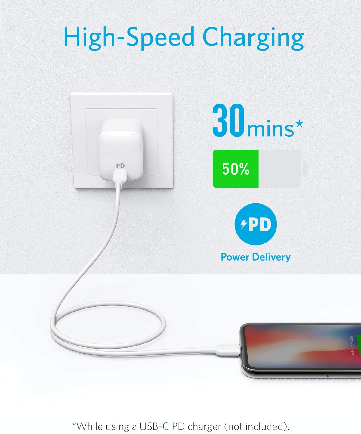 Best Fast Charger on : $10 Lightning Charging Cable USB-C Deal