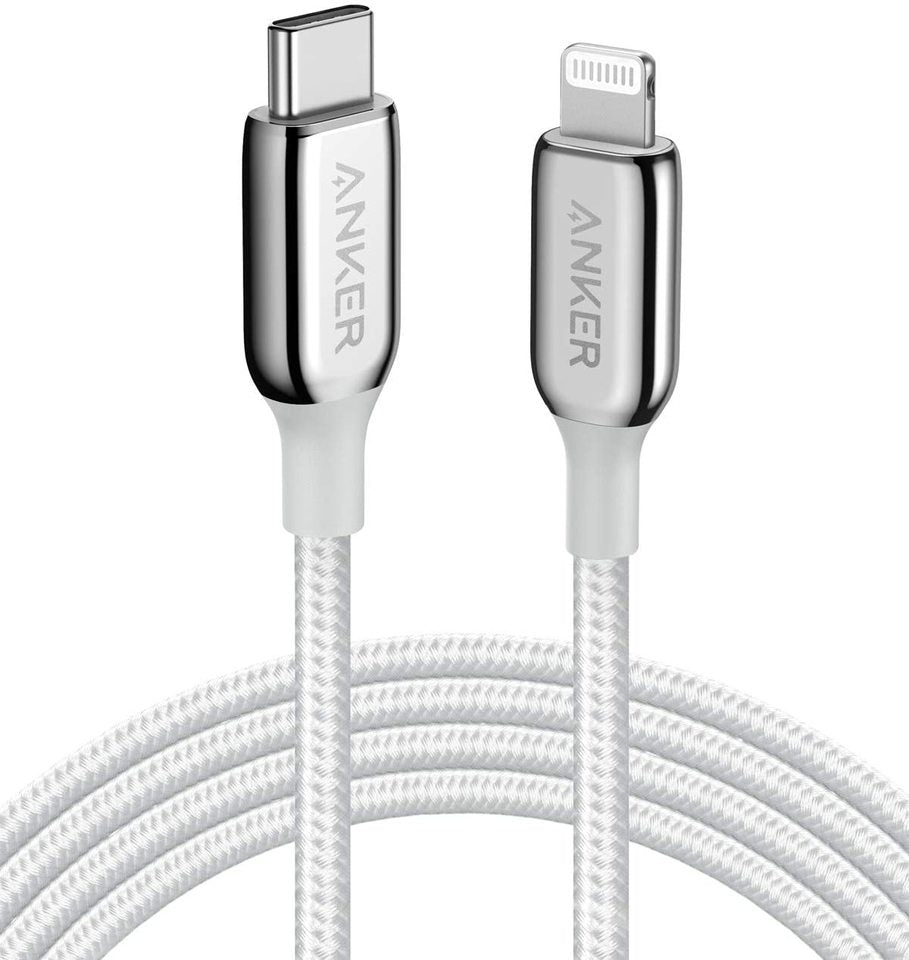 Photos - Cable (video, audio, USB) ANKER 762 USB-C to Lightning Cable  Silver / 6ft A8843041 (3ft / 6ft Nylon)