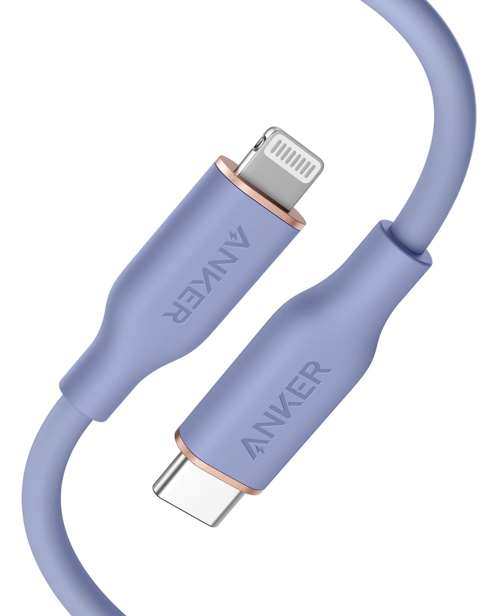  Anker USB-C to Lightning Cable, 641 Cable (Midnight