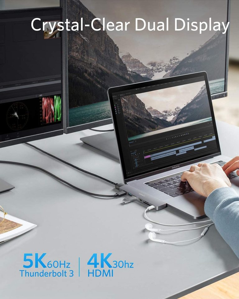 Anker PowerExpand Direct 8-in-2 USB-C PD Media Hub