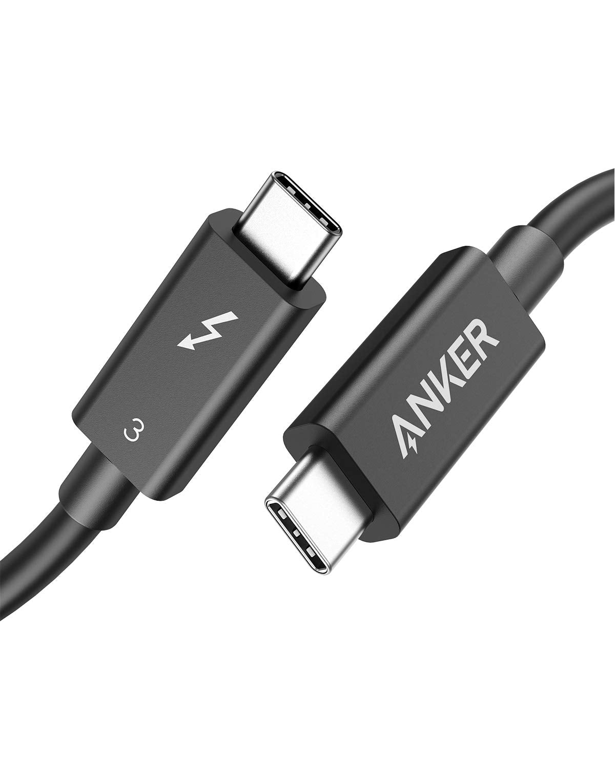 espontáneo malla dignidad Anker USB-C to USB-C Thunderbolt 3.0 Cable (2.3 ft) - Anker US