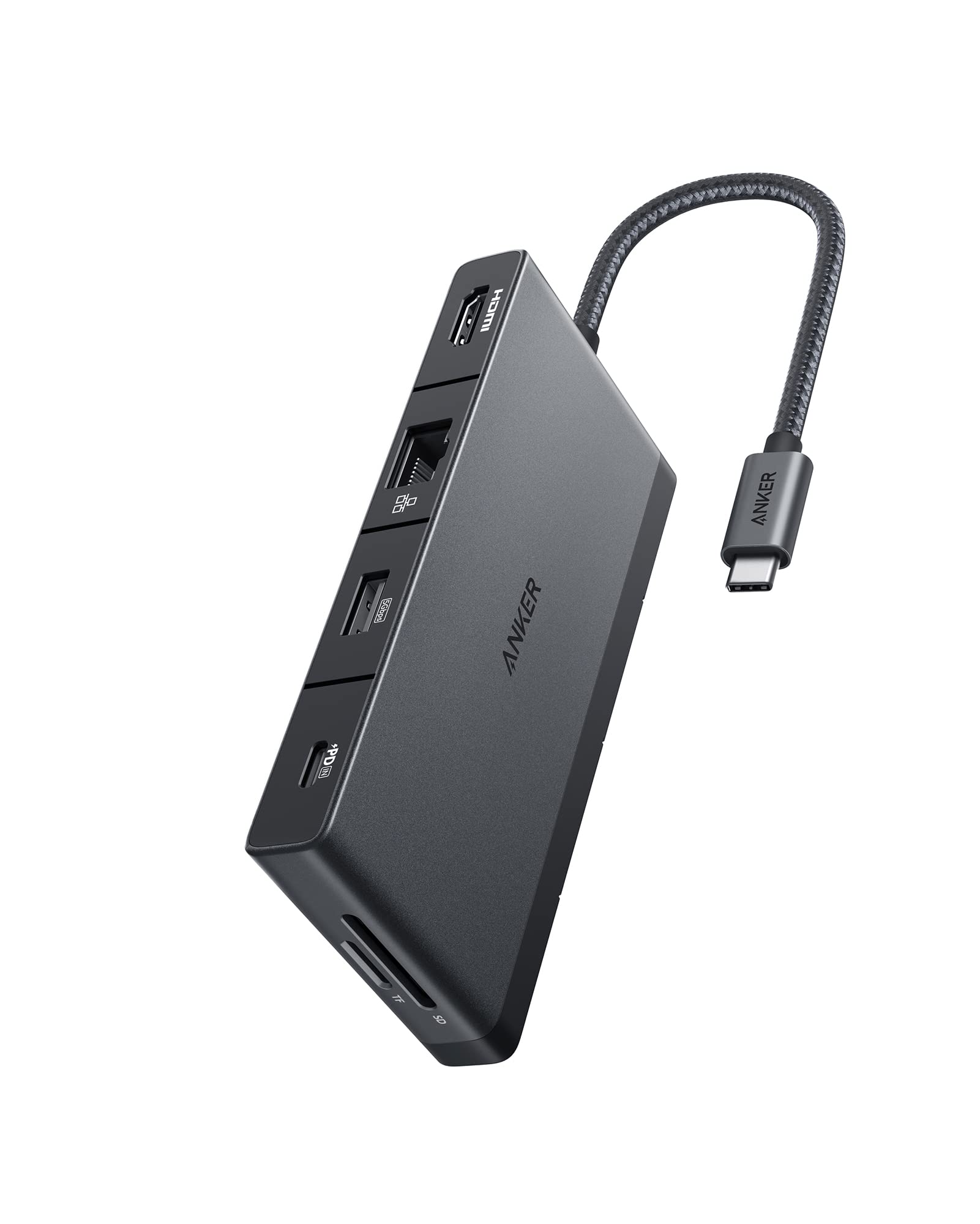 Photos - Other for Computer ANKER 552 USB-C Hub  Black A8373H11 (9-in-1, 4K HDMI)