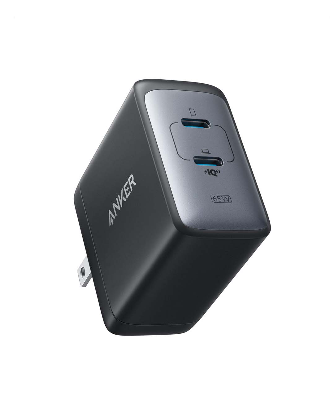 Cargador USB-C de 65 W para pared Anker Nano II, carga de alta velocidad