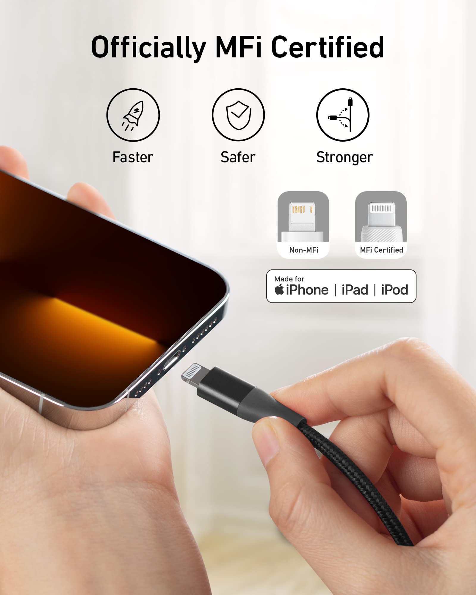 iPhone 13 Charging Cable: Fast and Durable - Anker US