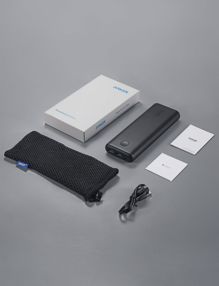 ANKER PowerCore II Power Bank 20000mAh With PowerIQ 2.0 18W