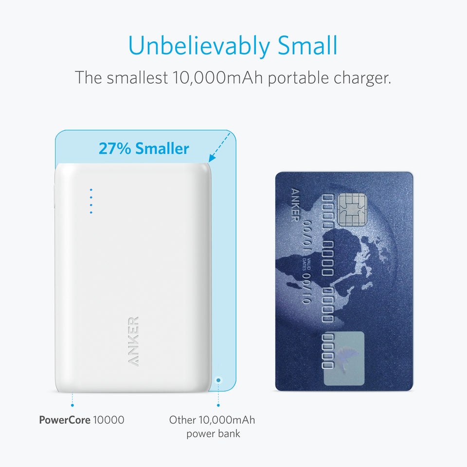 Anker Power Bank 10000 mAh A1223H31 Blue Online at Best Price, Power Banks