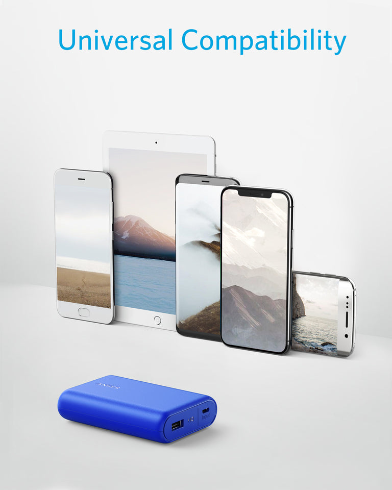 Ranero Logistic SA - Cargador de batería Anker PowerCore 10000 portátil,  uno de los más pequeños y ligeros, batería externa de 10000 mAh,  ultracompacto, tecnología de carga extrarápida, para iPhone, Samsung Galaxy