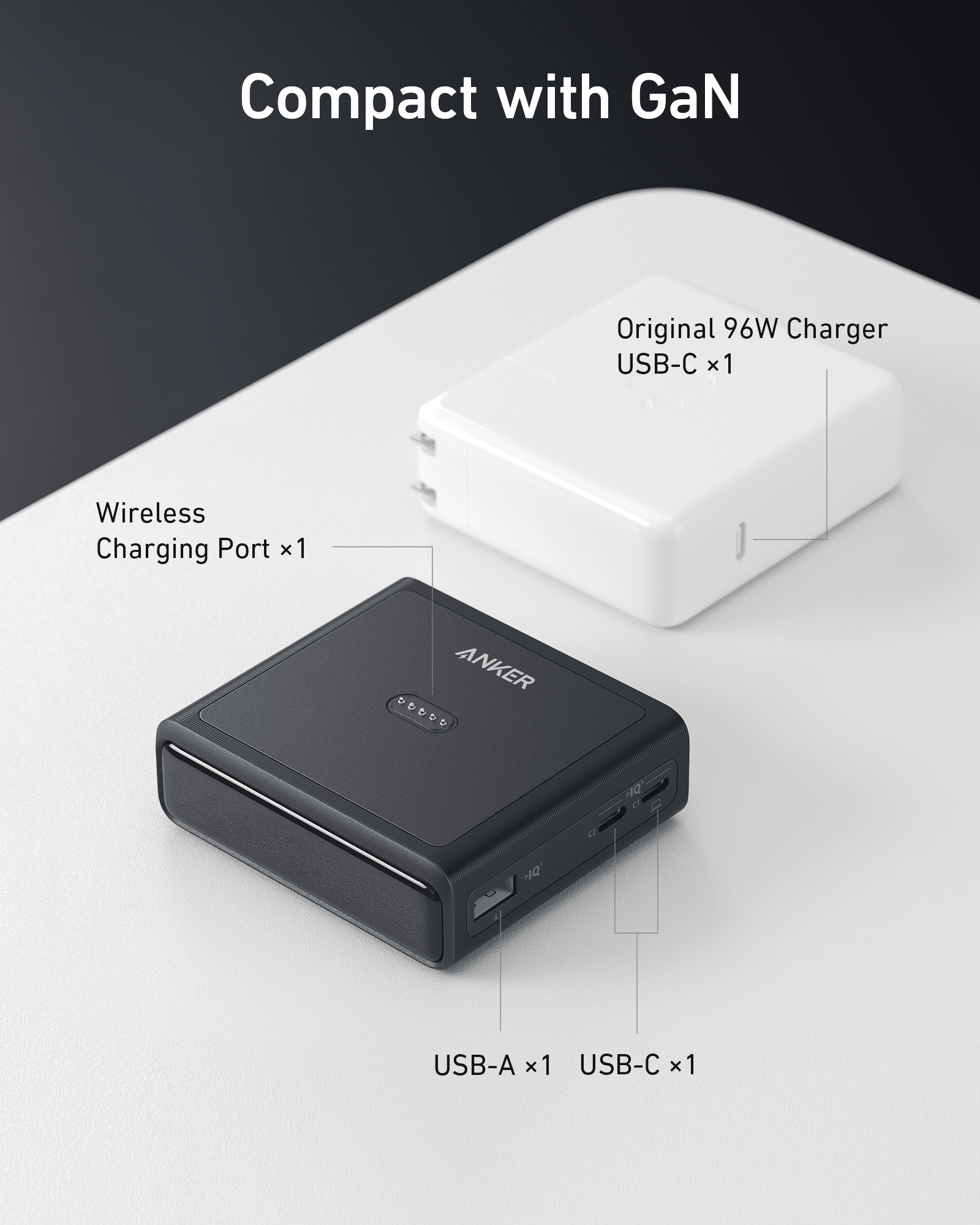 Core Essentials  White Single USB A Compact 3 PIN Wall Charger