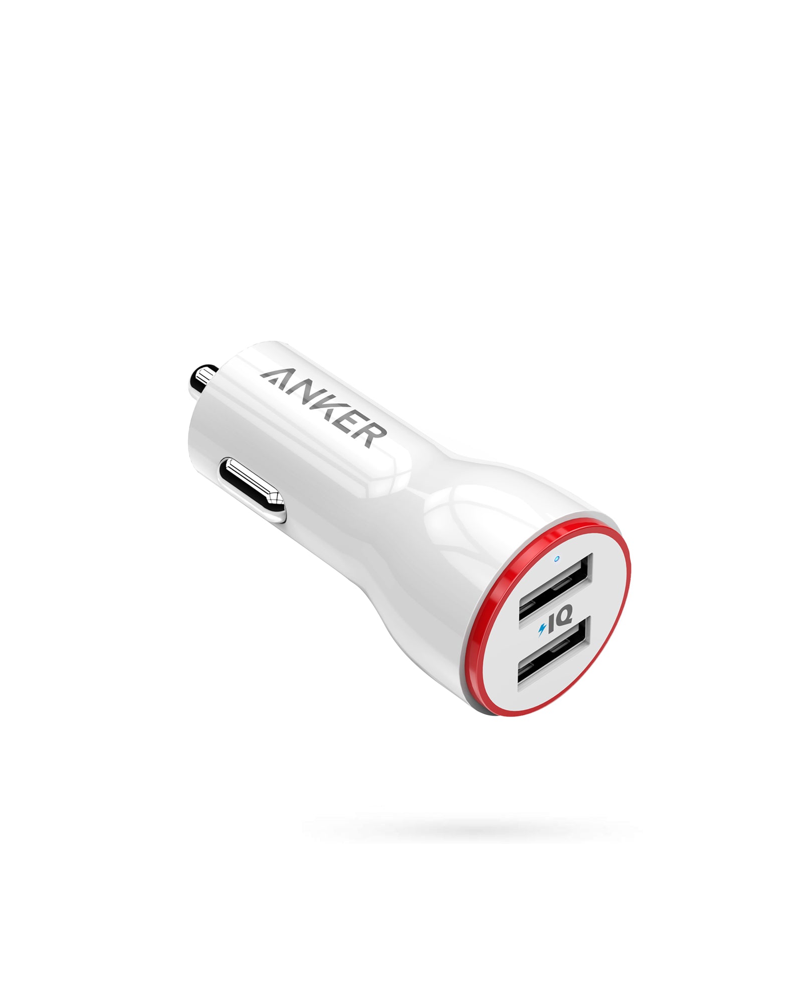 Anker 24W Dual USB Car Charger, Powerdrive 2 for iPhone X/8/7/6s/Plus