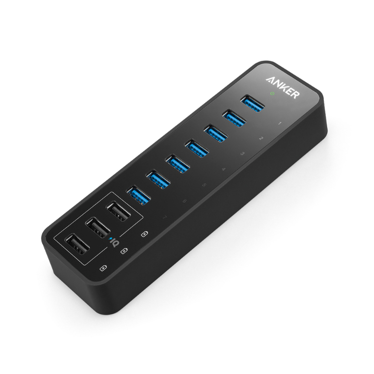 USB 3.0 SuperSpeed 10-Port Hub - Anker US