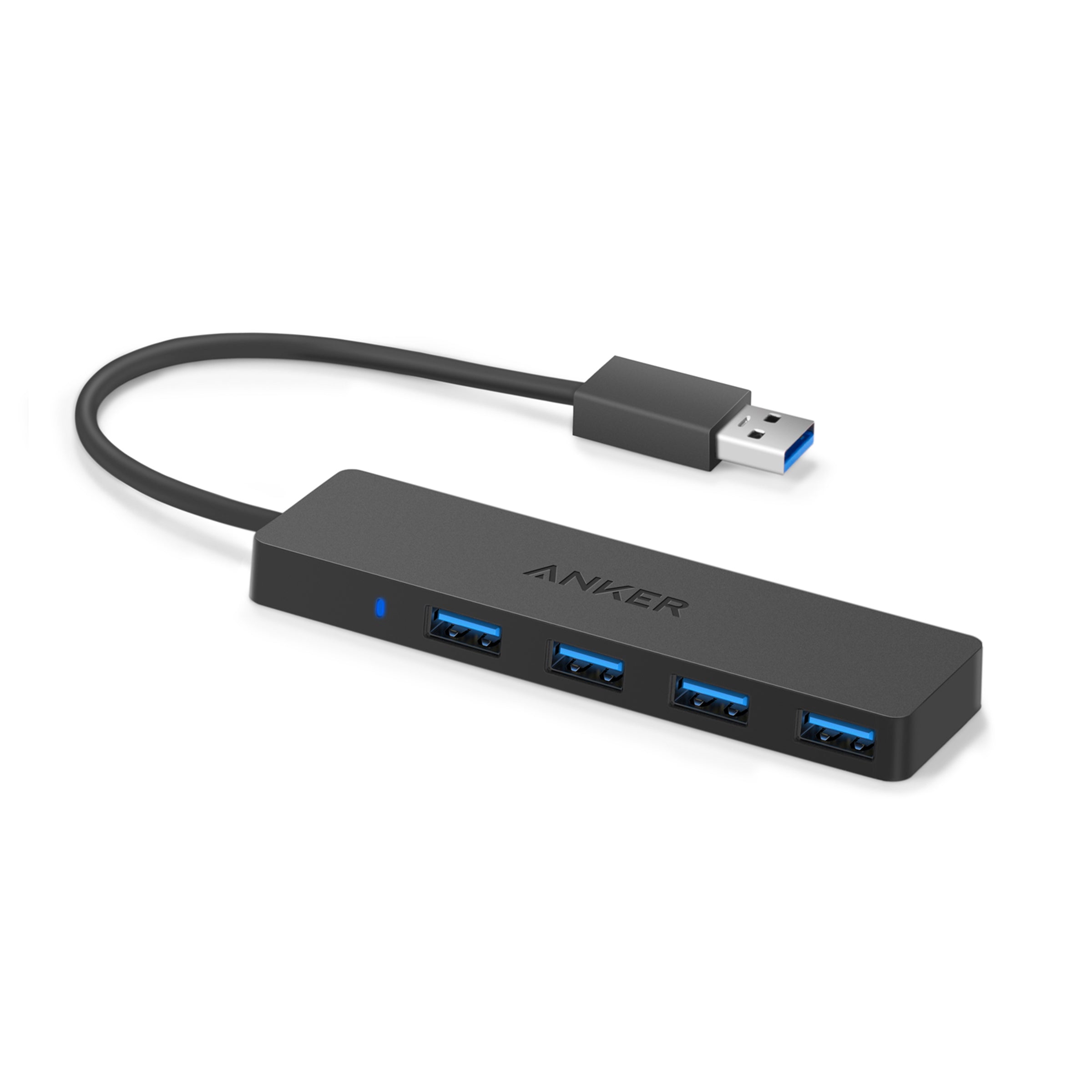 Anker 4-Port USB 3.0 Hub, Ultra-Slim Data USB Hub with 2 ft Extended Cable