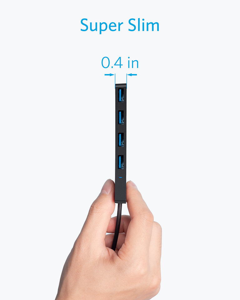 Ultra Slim 4-Port USB 3.0 Data Hub - Anker US