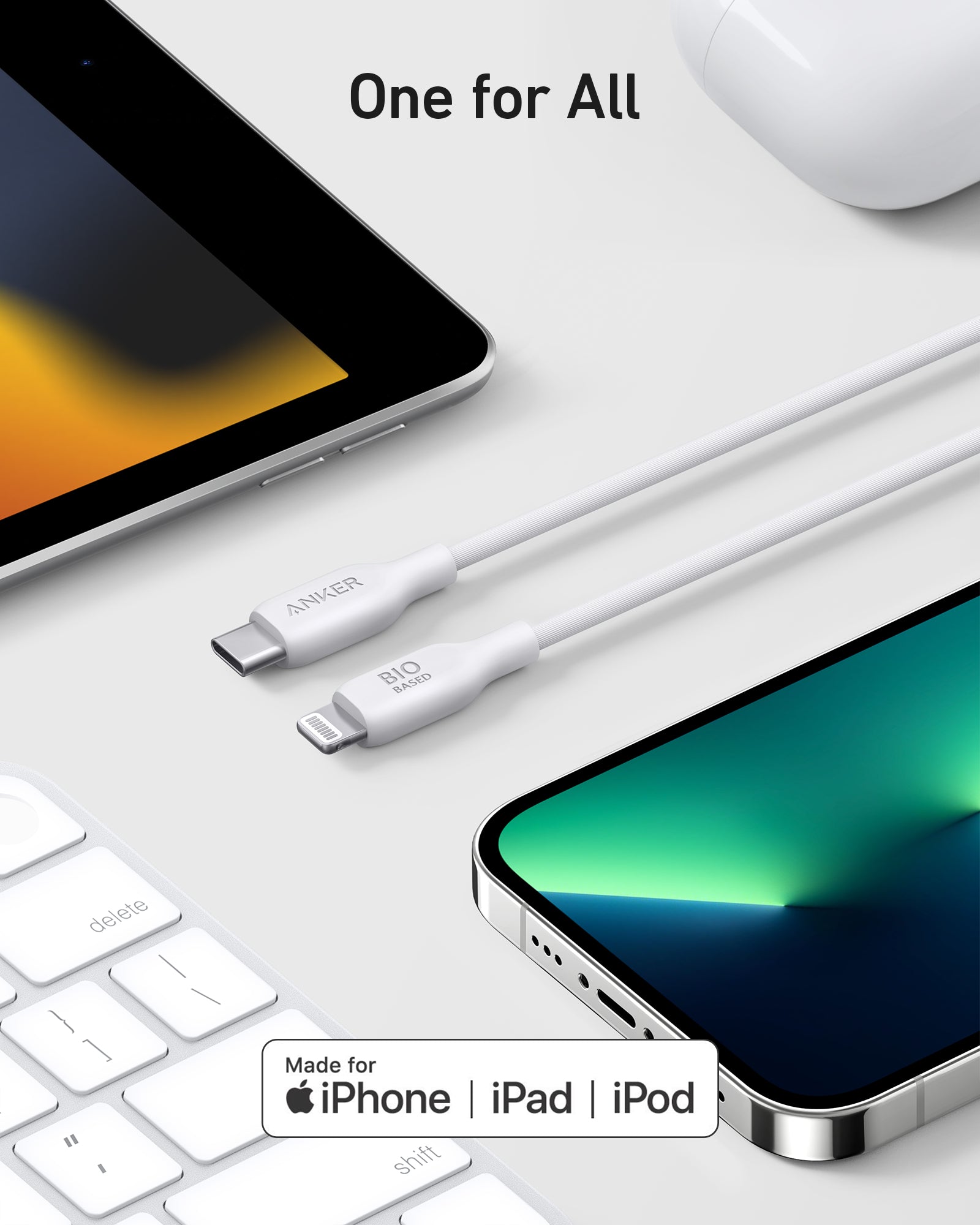 Anker 511 Charger (Nano 3, 30W) and Anker 541 USB-C to Lightning Cable  (Bio-Based) - Anker Europe