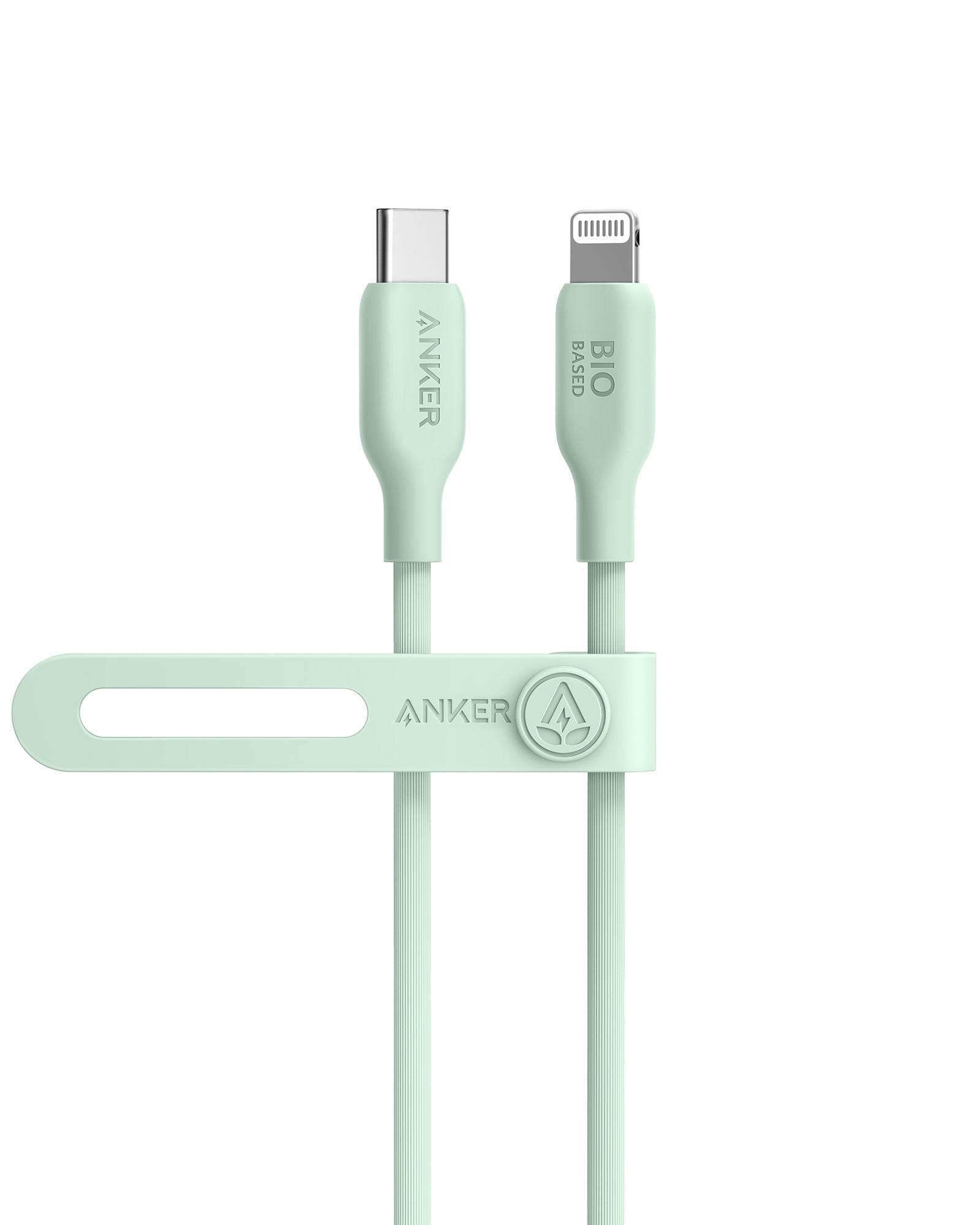 Photos - Cable (video, audio, USB) ANKER 541 USB-C to Lightning Cable  3ft / Natural Green A80A106 (Bio-Based)