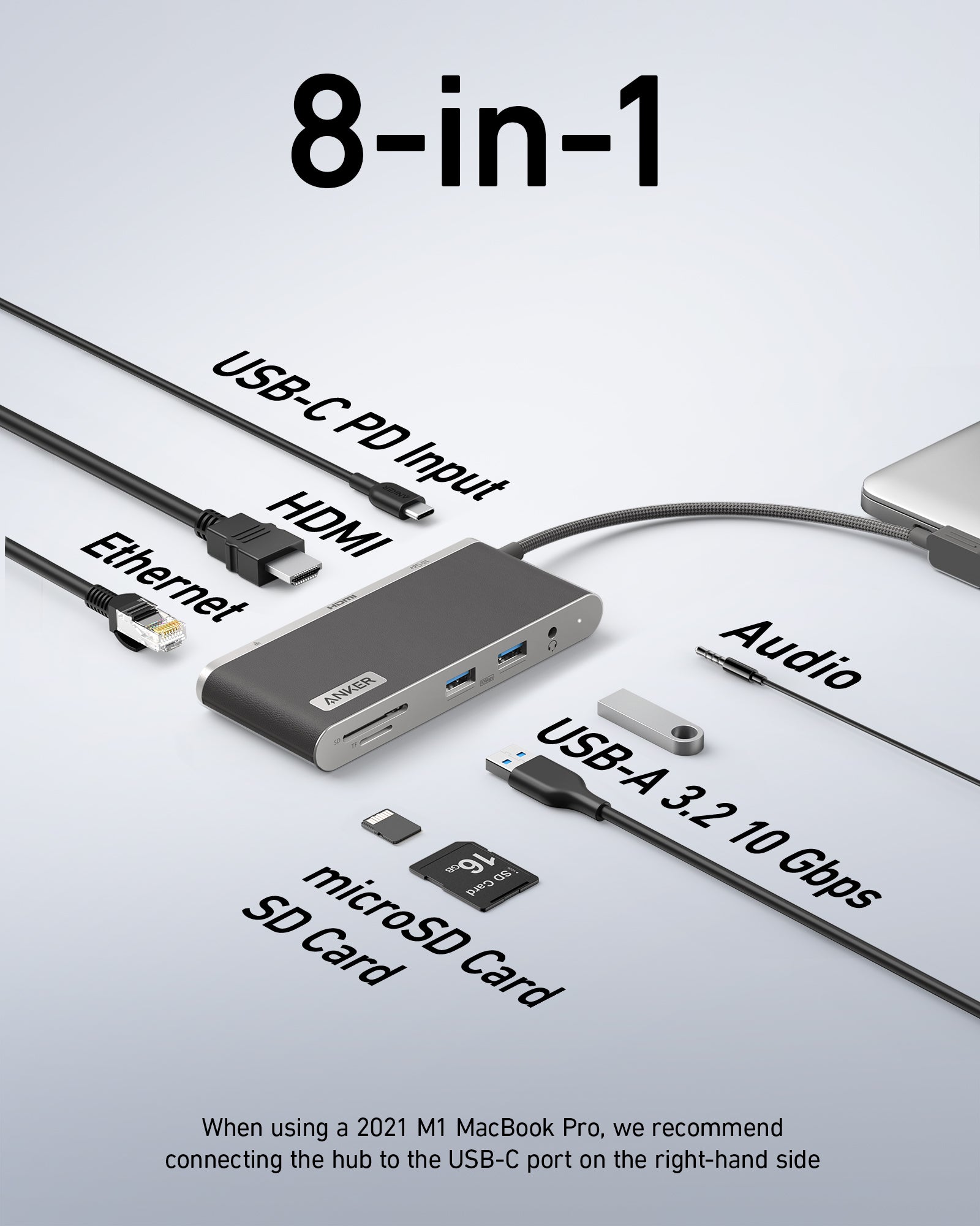 Anker 655 USB-C Hub (8-in-1)