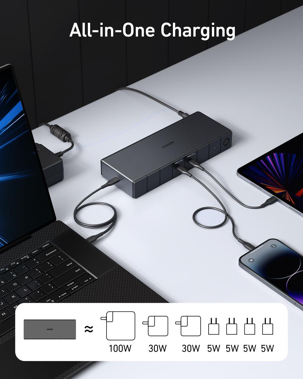 Anker 778 Thunderbolt Docking Station (12-in-1, Thunderbolt 4)