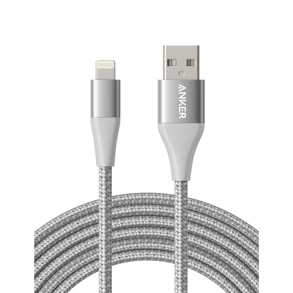 Anker 551 USB-A to Lightning Cable (Silver/10ft)