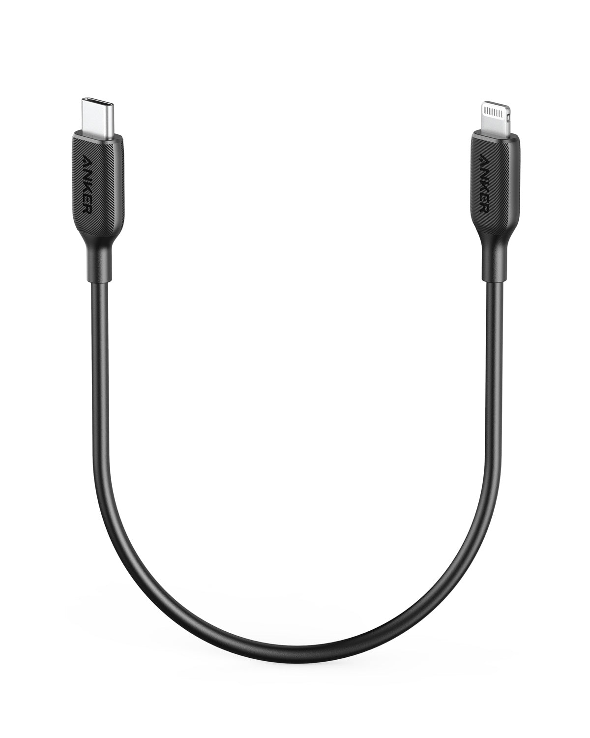 Photos - Cable (video, audio, USB) ANKER 541 USB-C to Lightning Cable  1ft / Black A8831011 (1ft / 3ft / 6ft)