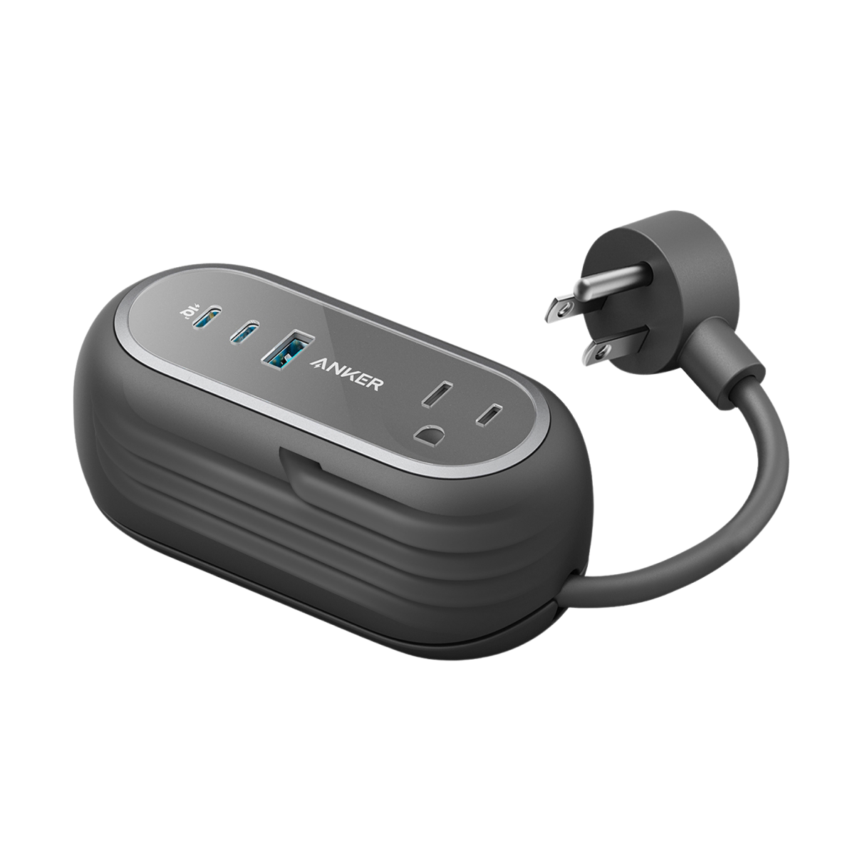 ANKER Anker-cargador de escritorio con 5 puertos usb c premium, 60w, 30w us  plugs