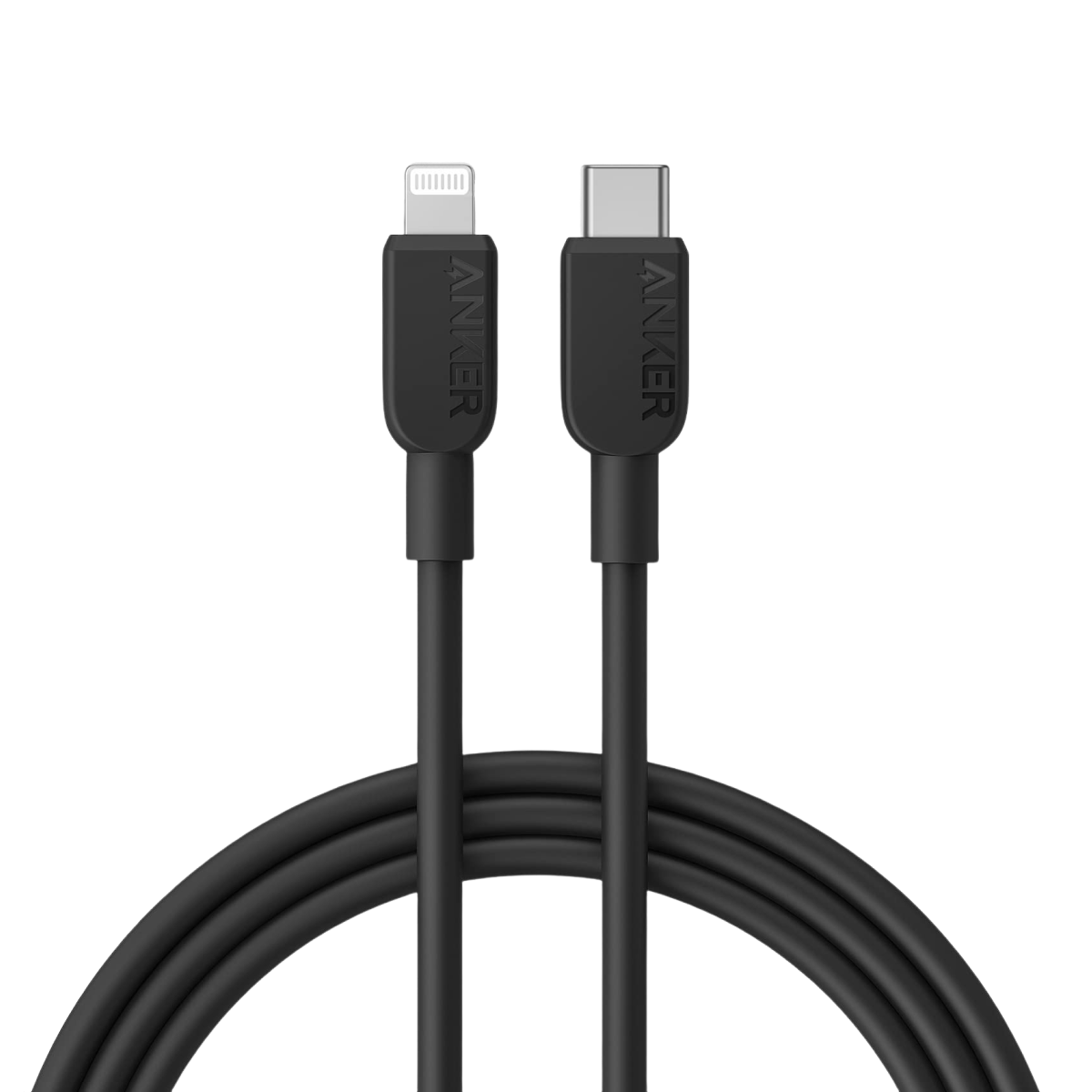 Photos - Cable (video, audio, USB) ANKER 310 USB-C to Lightning Cable 3ft / Black A81A1011 