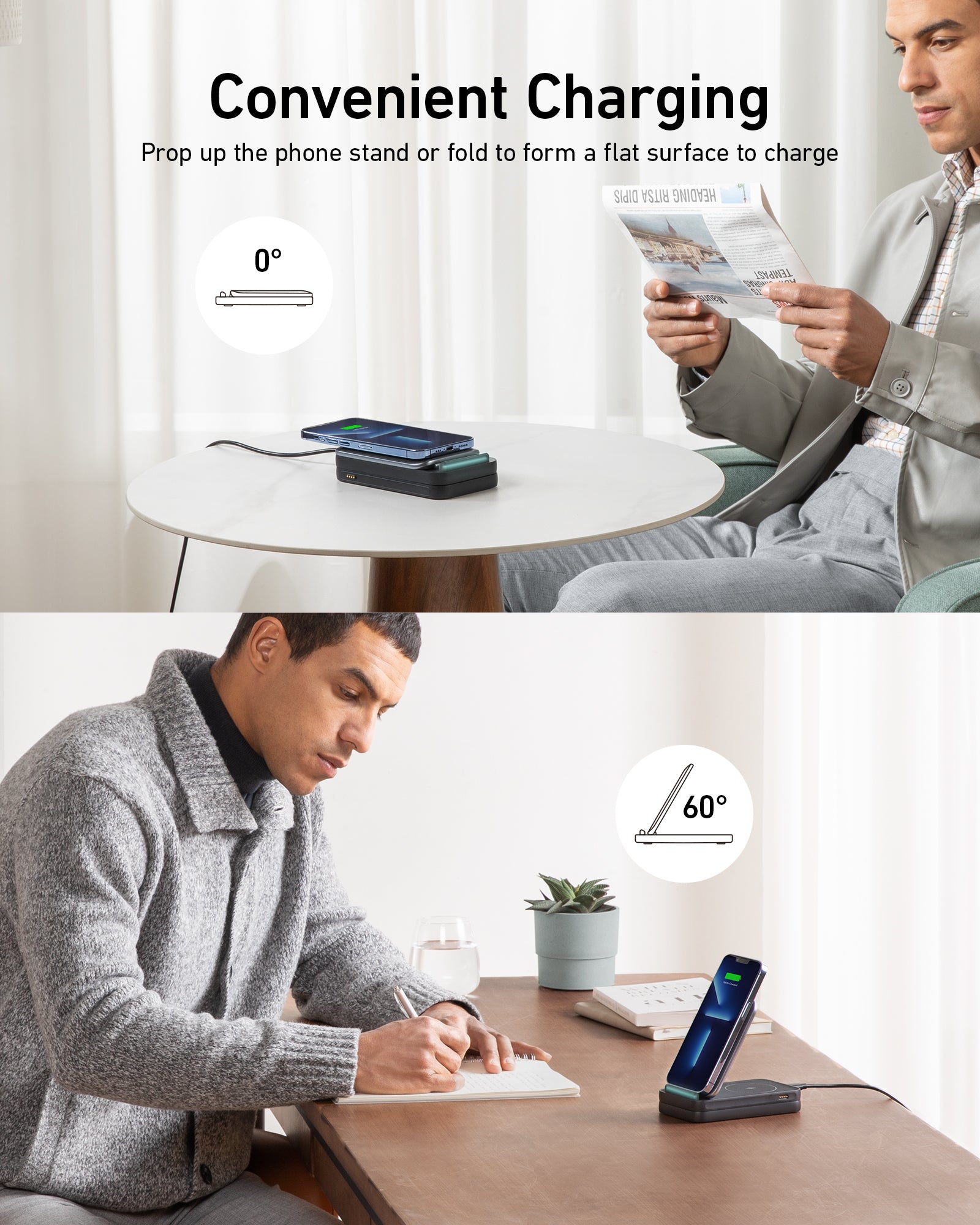 Anker 533 Magnetic Wireless Charger (3-in-1 Stand) - Anker US