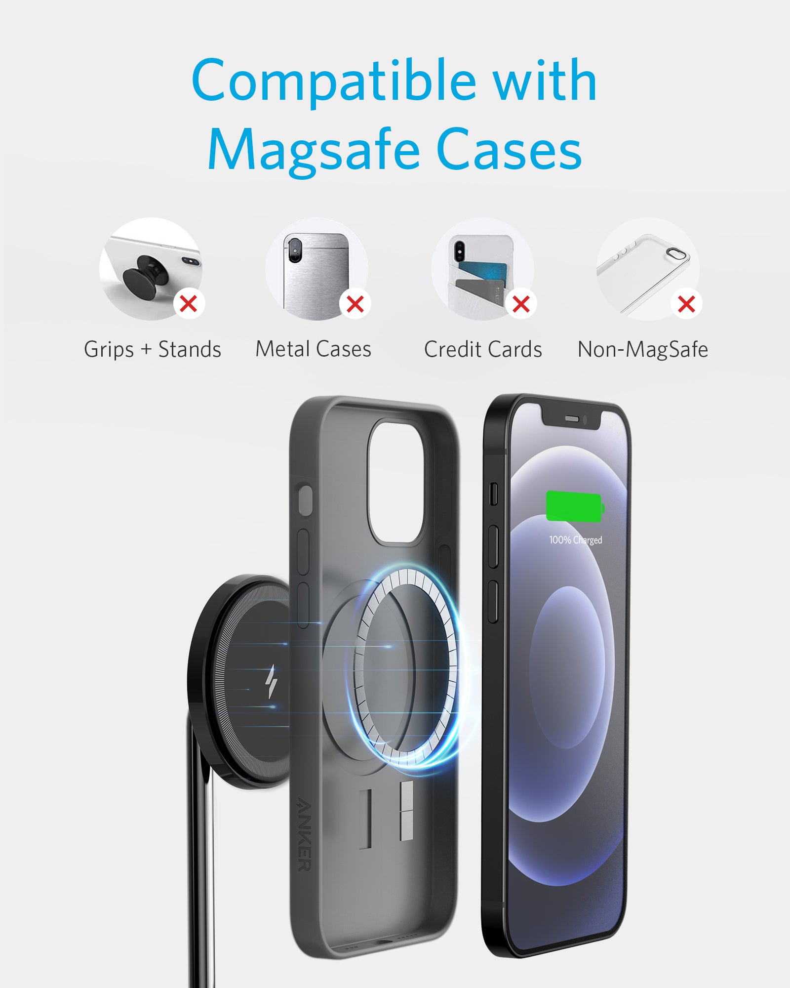 Anker 3-in-1 Cube mit MagSafe für iPhone, AirPods und Apple Watch