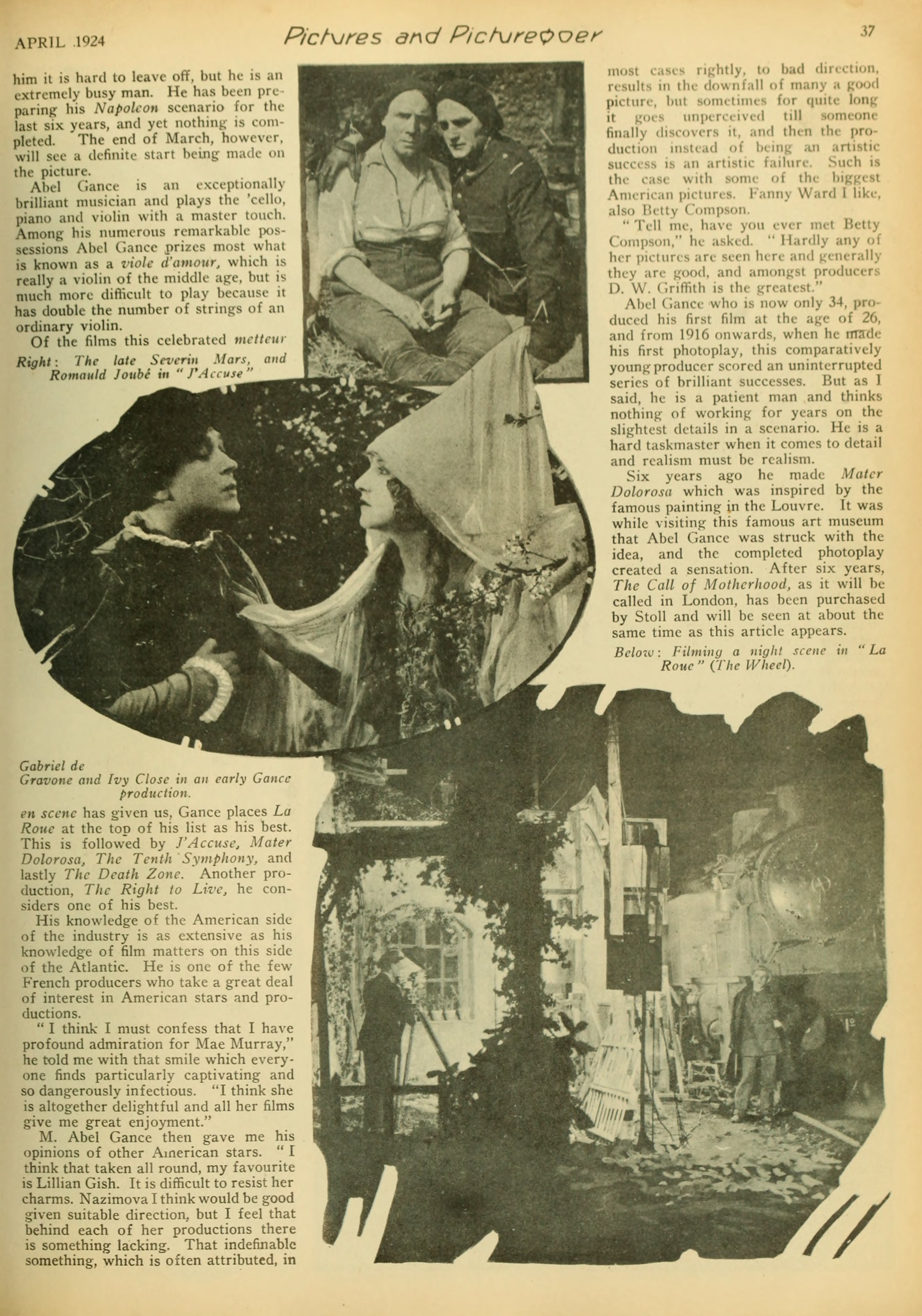 The Art of Abel Gance (1924) | www.vintoz.com
