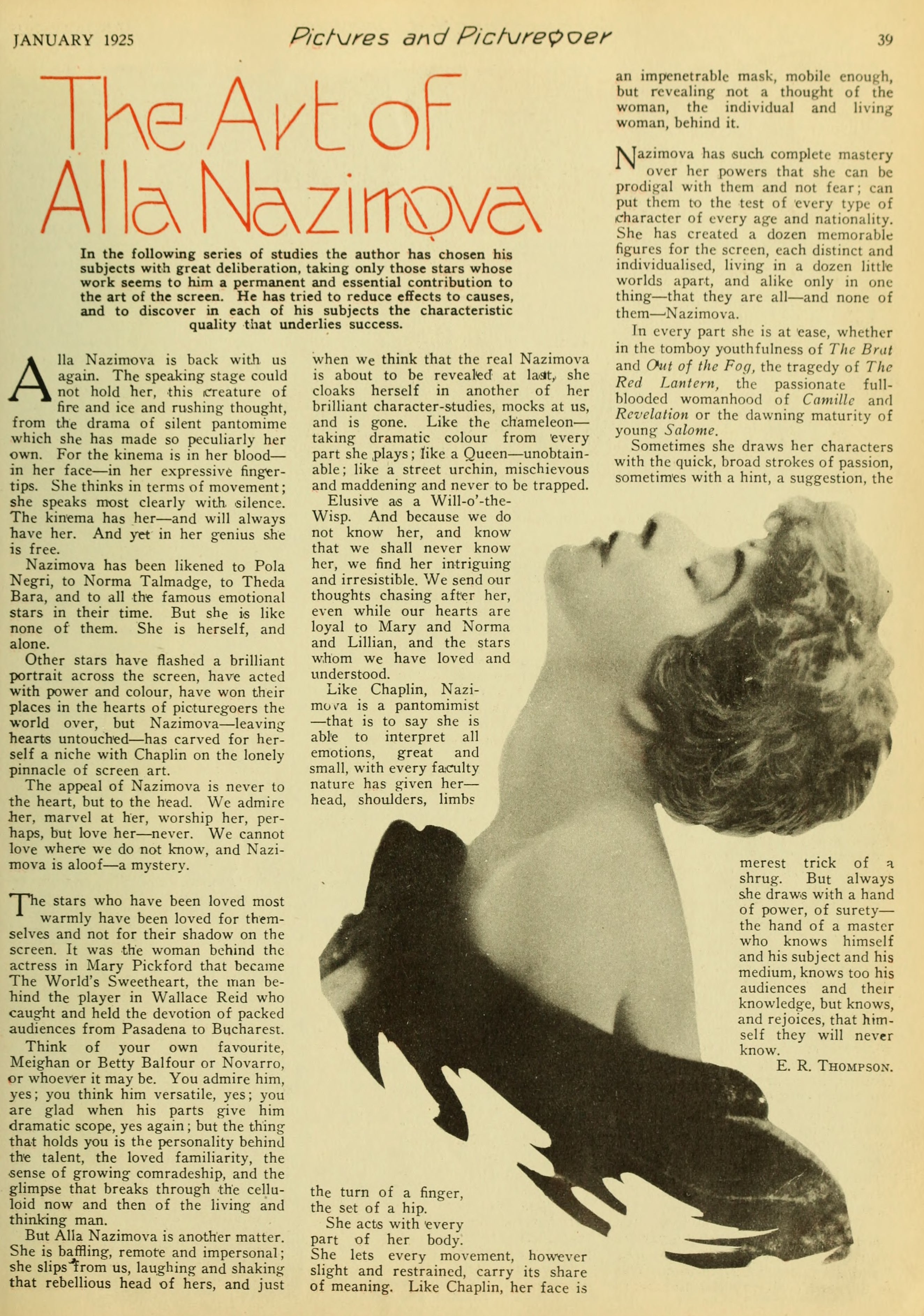 The Art of Alla Nazimova (1925) | www.vintoz.com