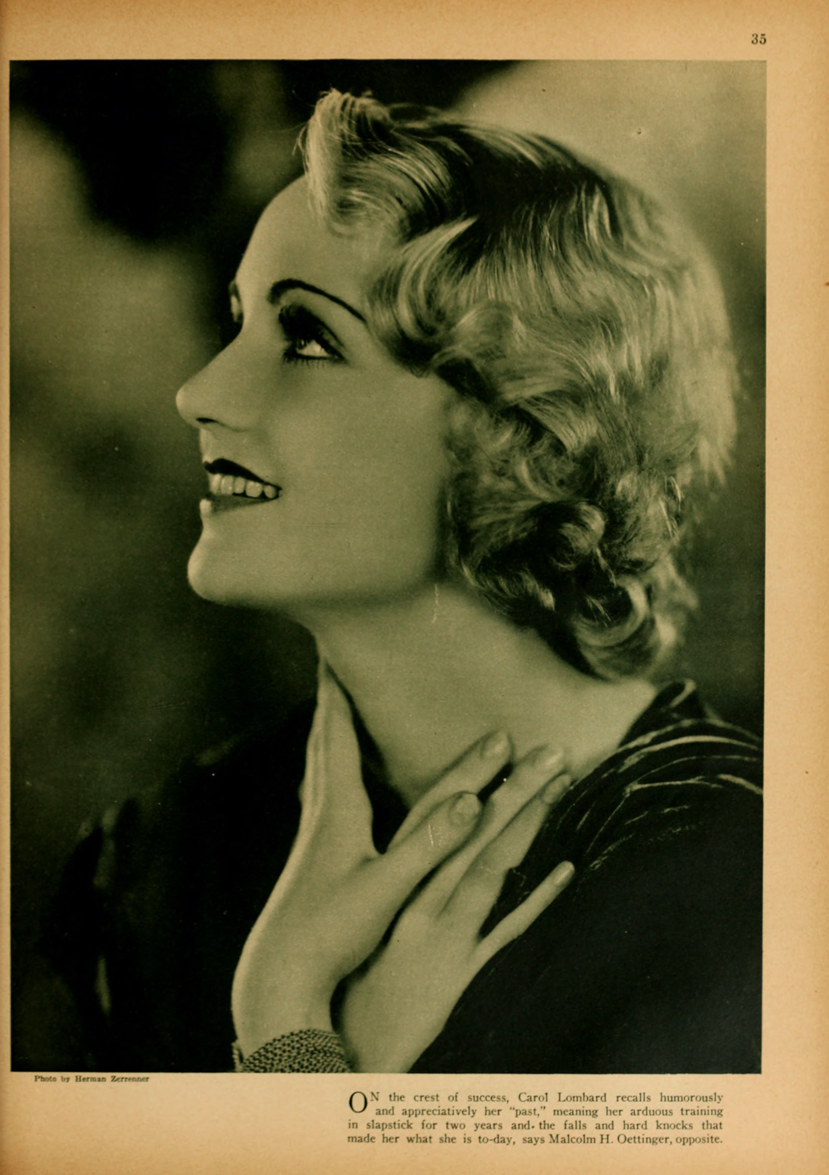 Carole Lombard — Another Three Cheers! (1930) | www.vintoz.com