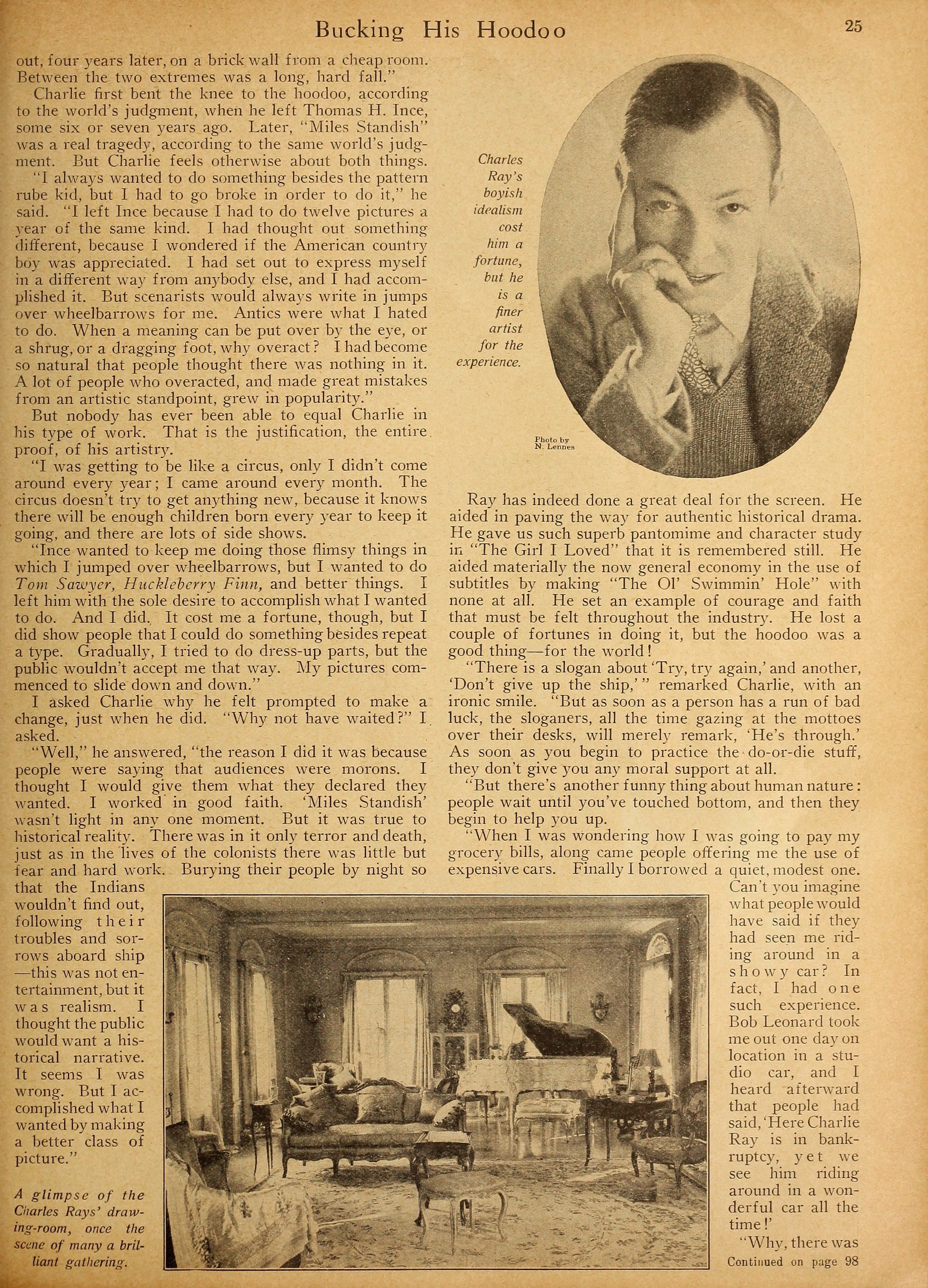 Charles Ray — Bucking his Hoodoo (1927) | www.vintoz.com