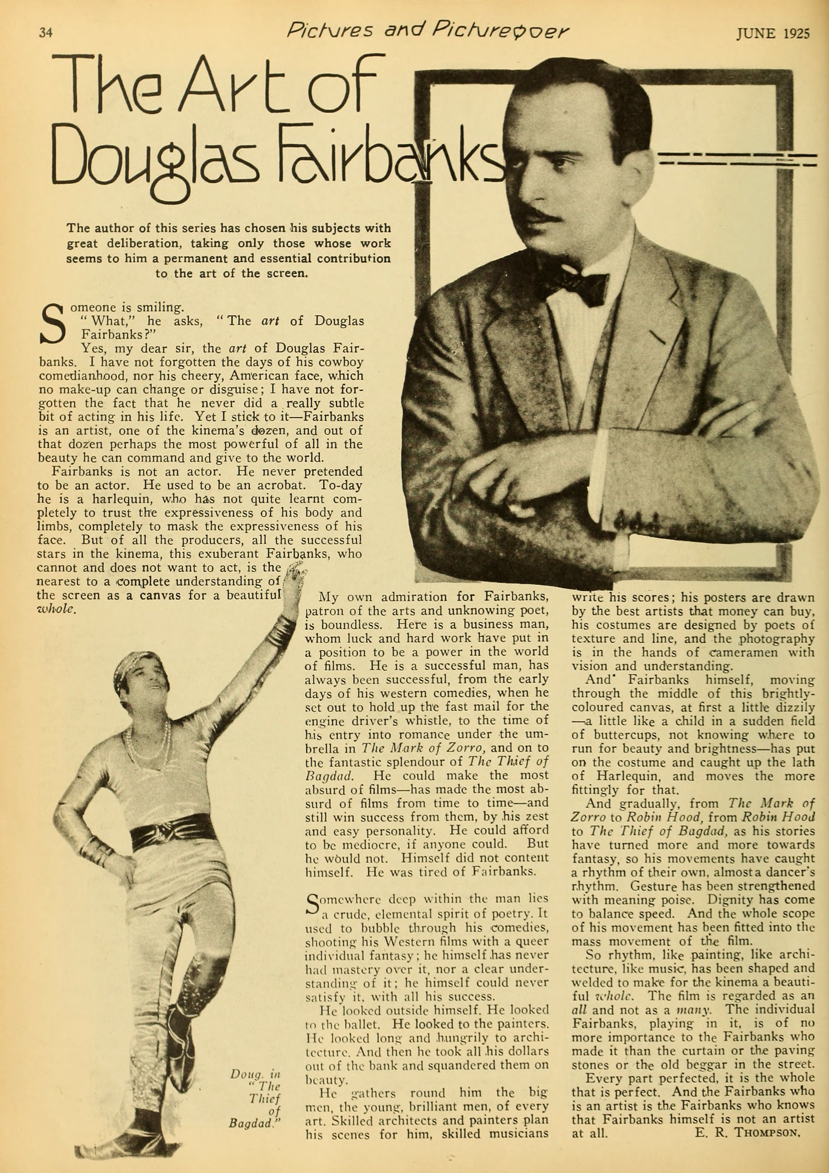 The Art of Douglas Fairbanks (1925) | www.vintoz.com