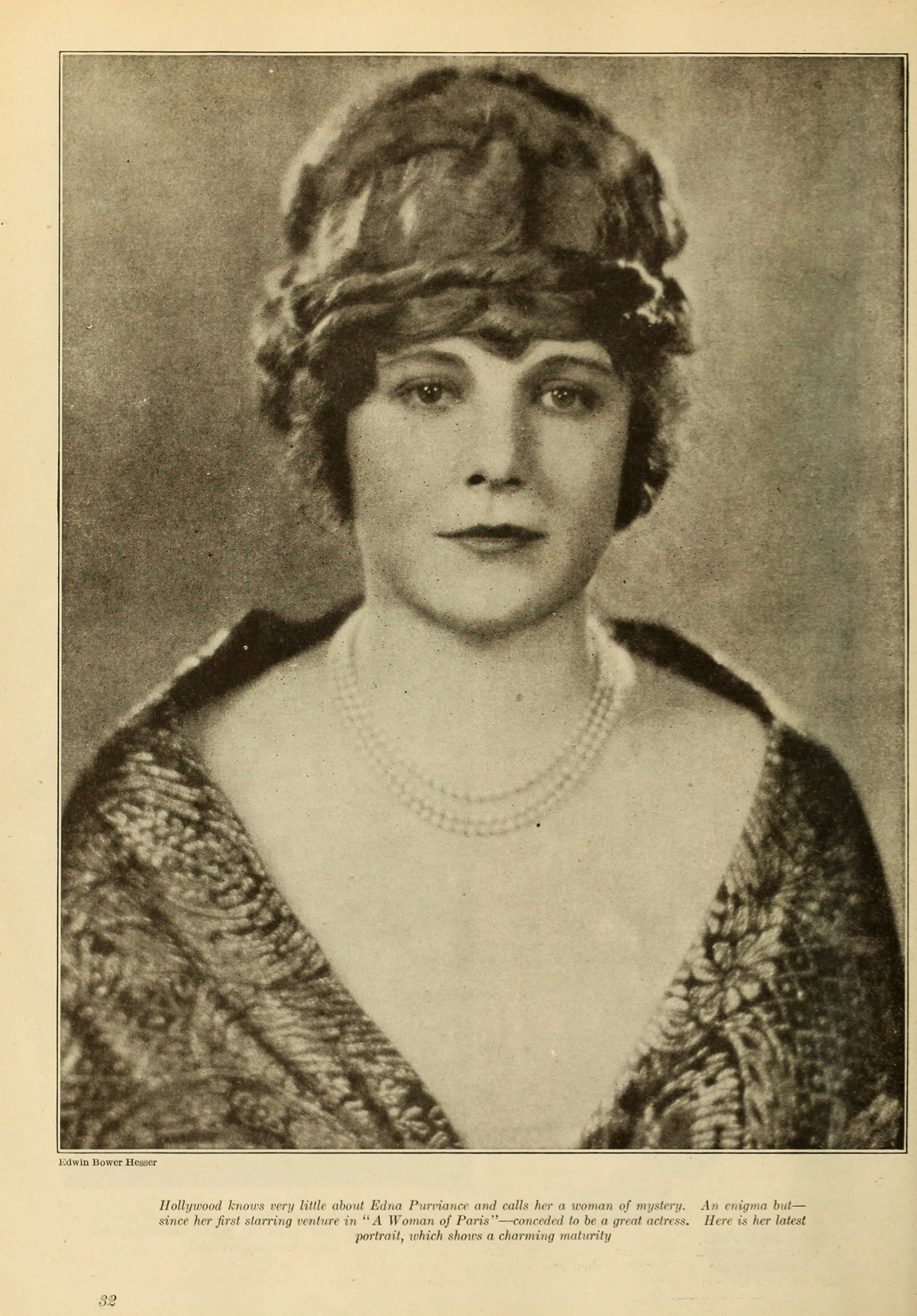 Edna Purviance — Hollywood’s Mystery Woman (1924) | www.vintoz.com