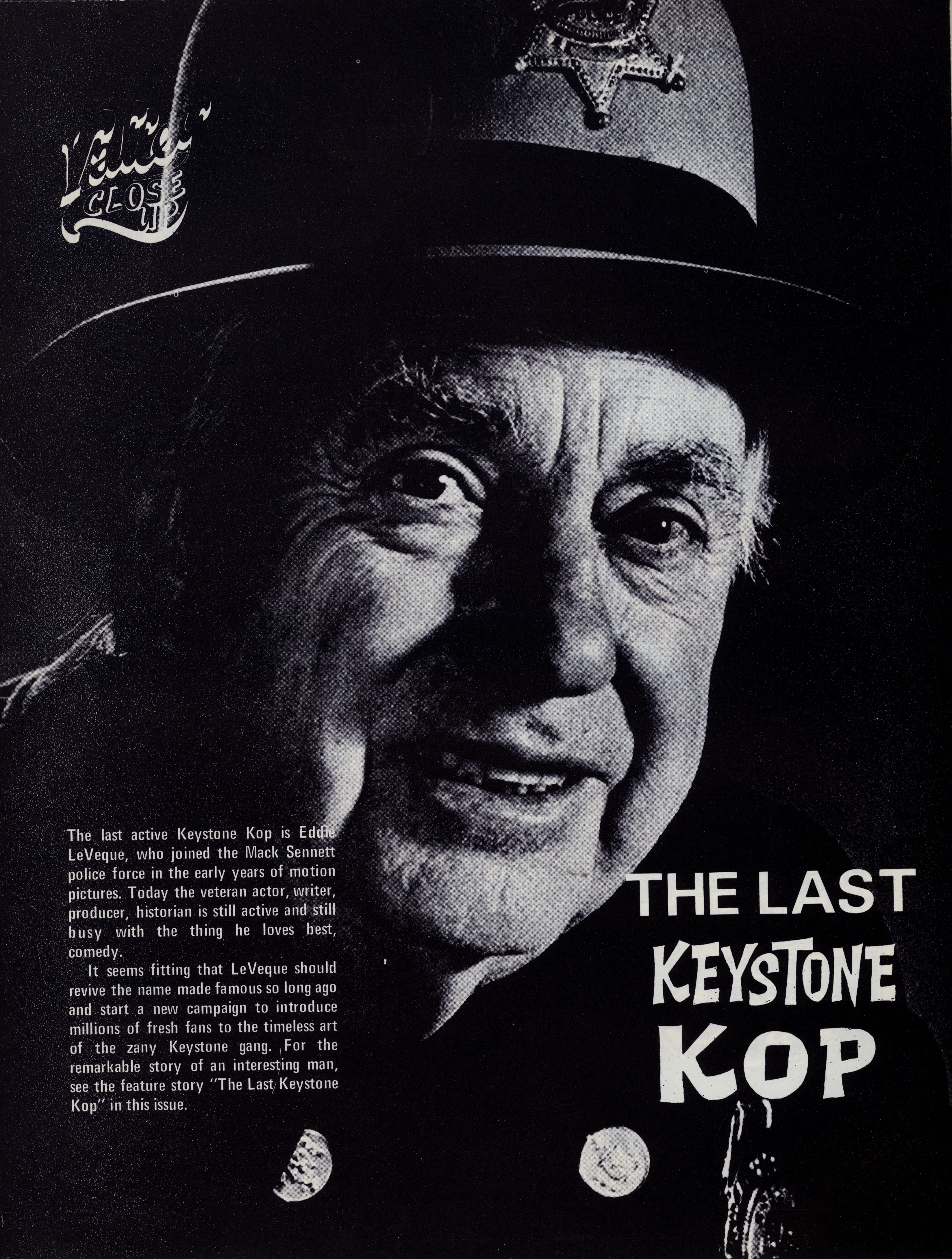Edward Le Veque — The Last Keystone Kop (1970) | www.vintoz.com