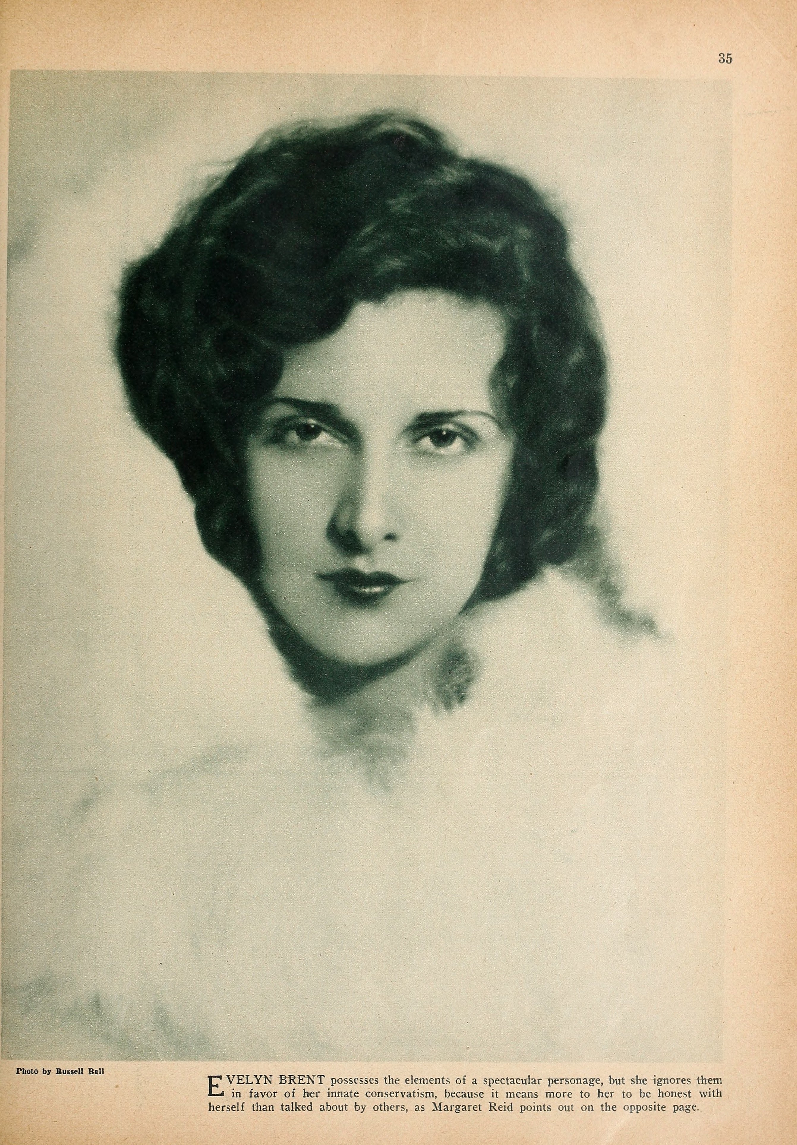 Evelyn Brent — As She Is (1929) | www.vintoz.com