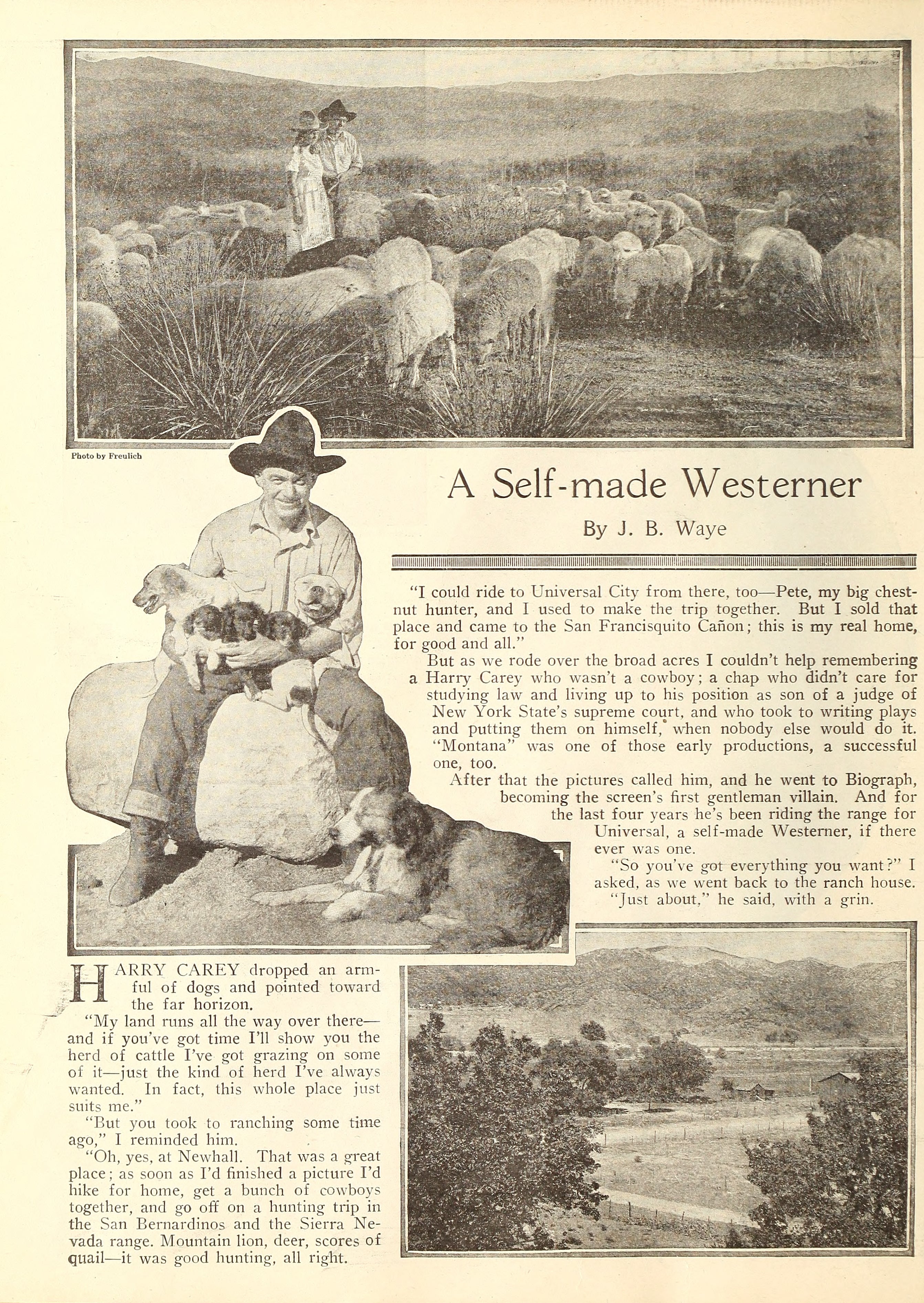 Harry Carey — A Self-Made Westerner (1921) | www.vintoz.com