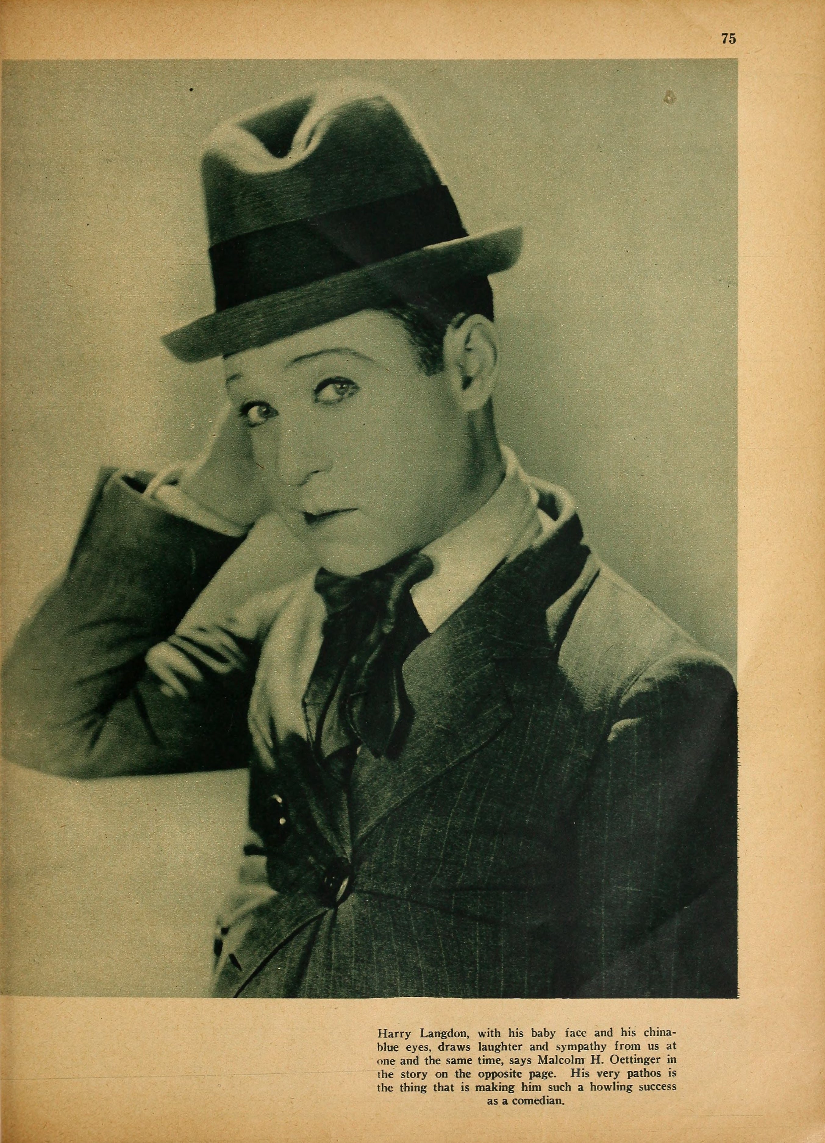 Harry Langdon — Well, Sir, He’s a Scream (1927) | www.vintoz.com