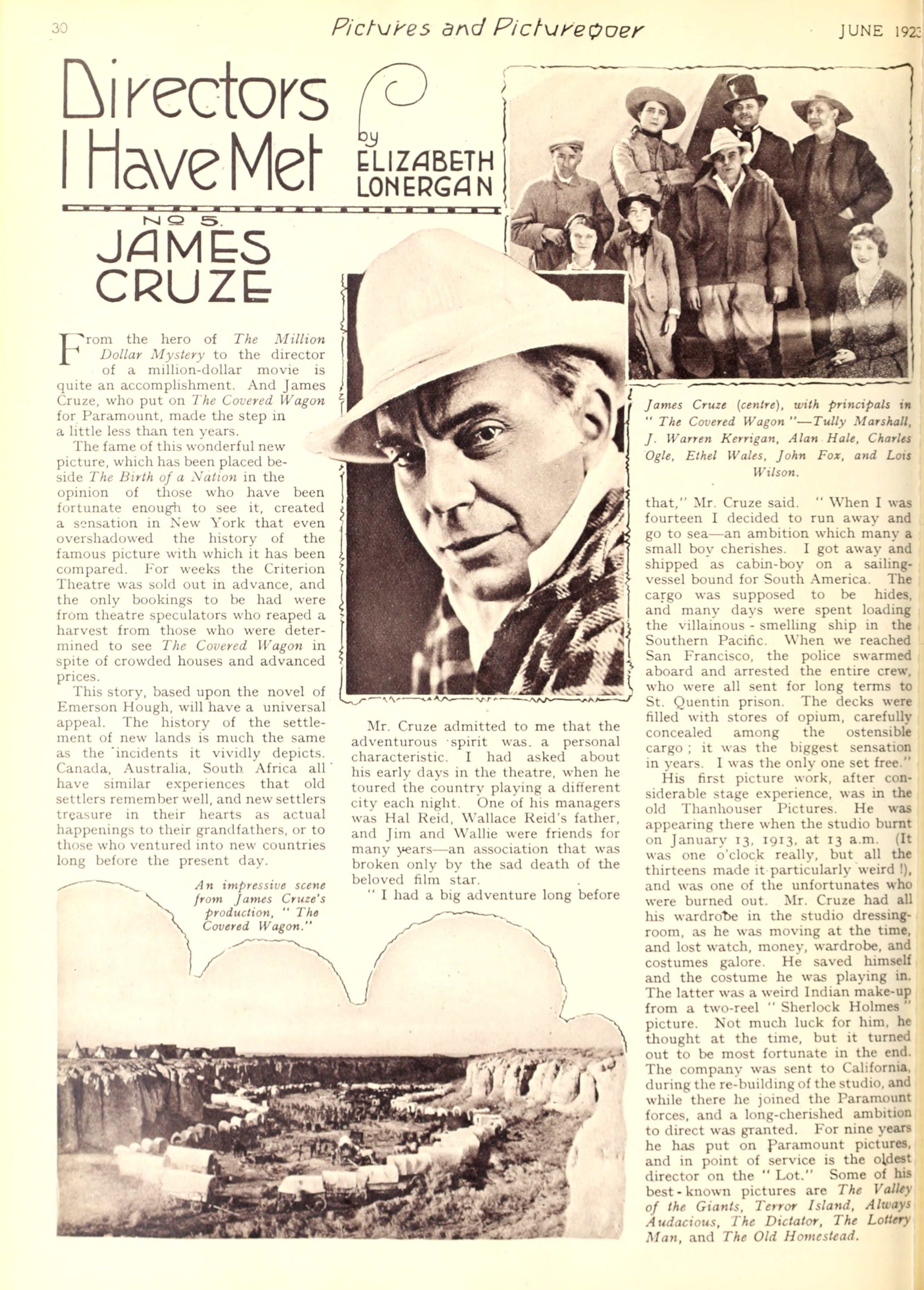 James Cruze — Directors I Have Met (1923) | www.vintoz.com