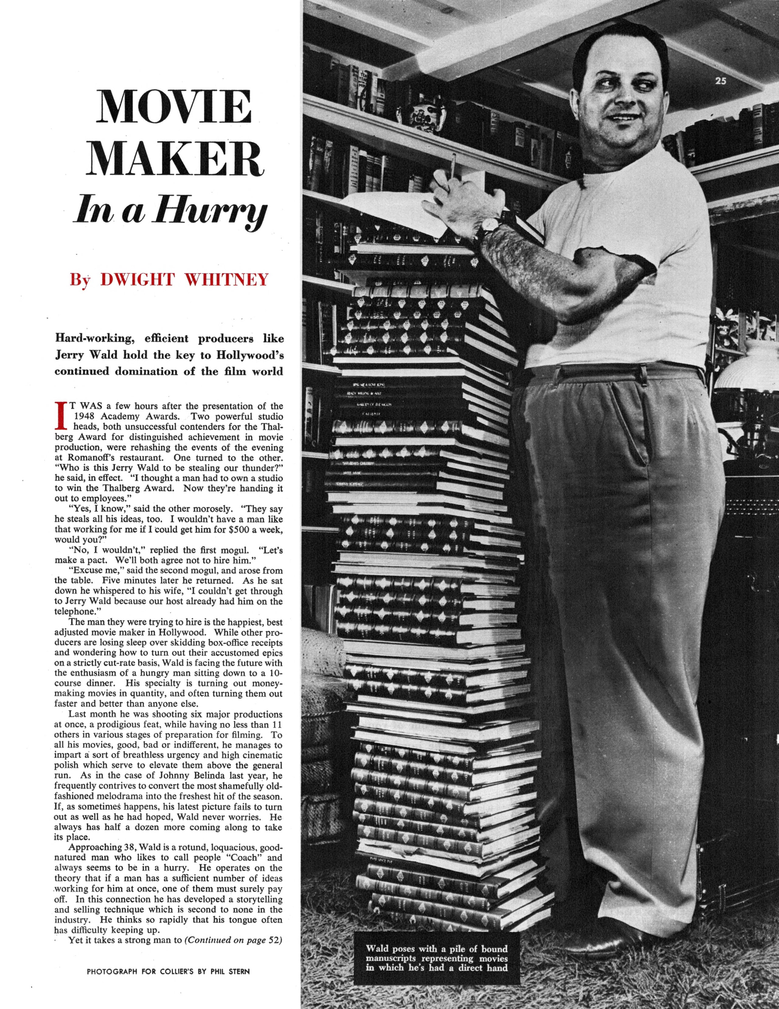 Jerry Wald — Home Maker In a Hurry (1949) | www.vintoz.com