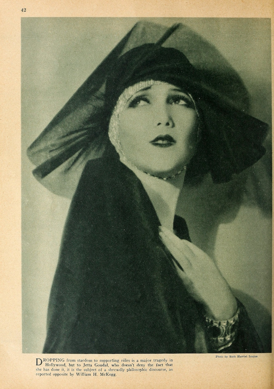 Jetta Goudal — Jetta Steps Down But Not Out (1929) | www.vintoz.com