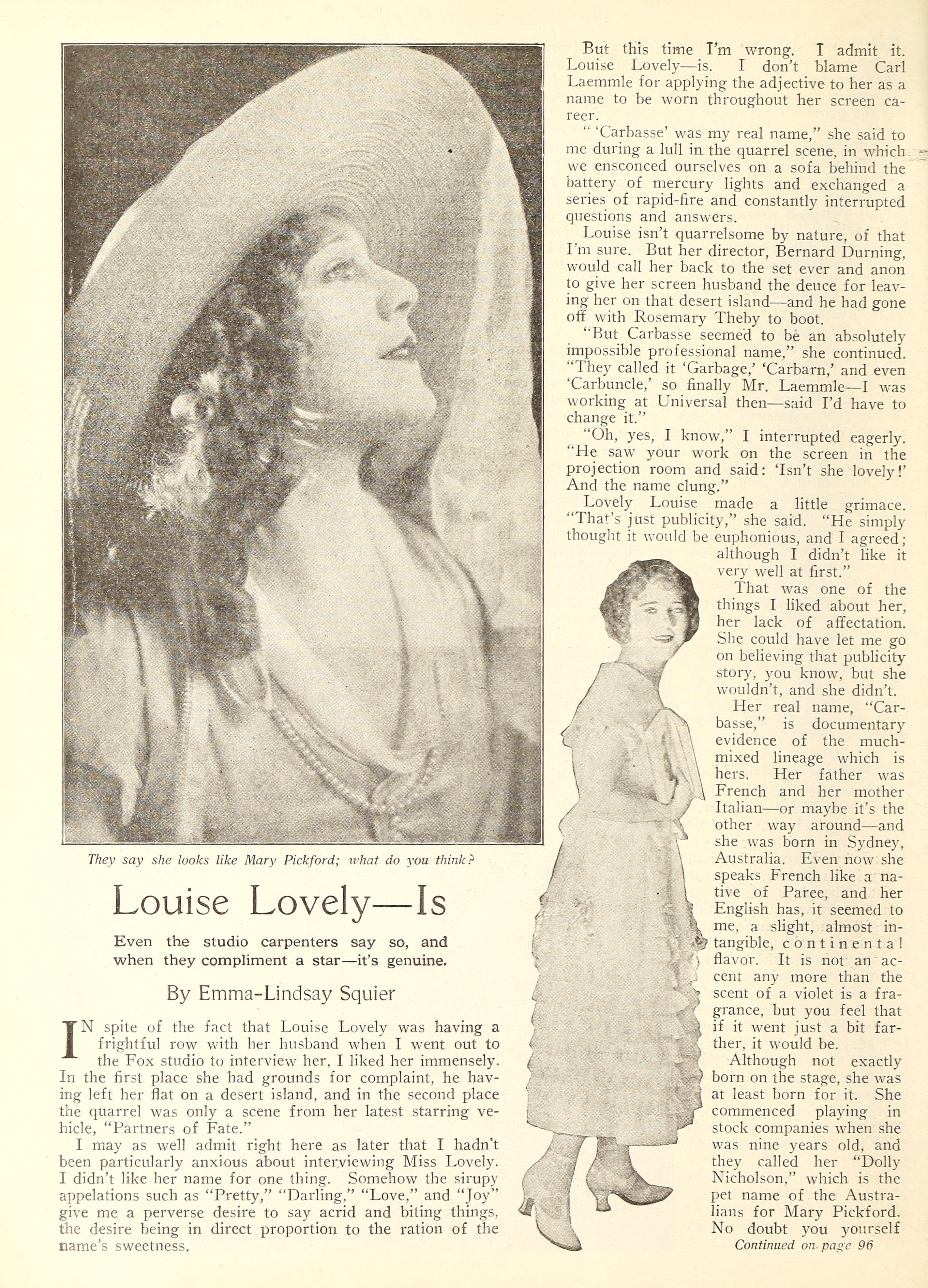 Louise Lovely — Is (1921) | www.vintoz.com