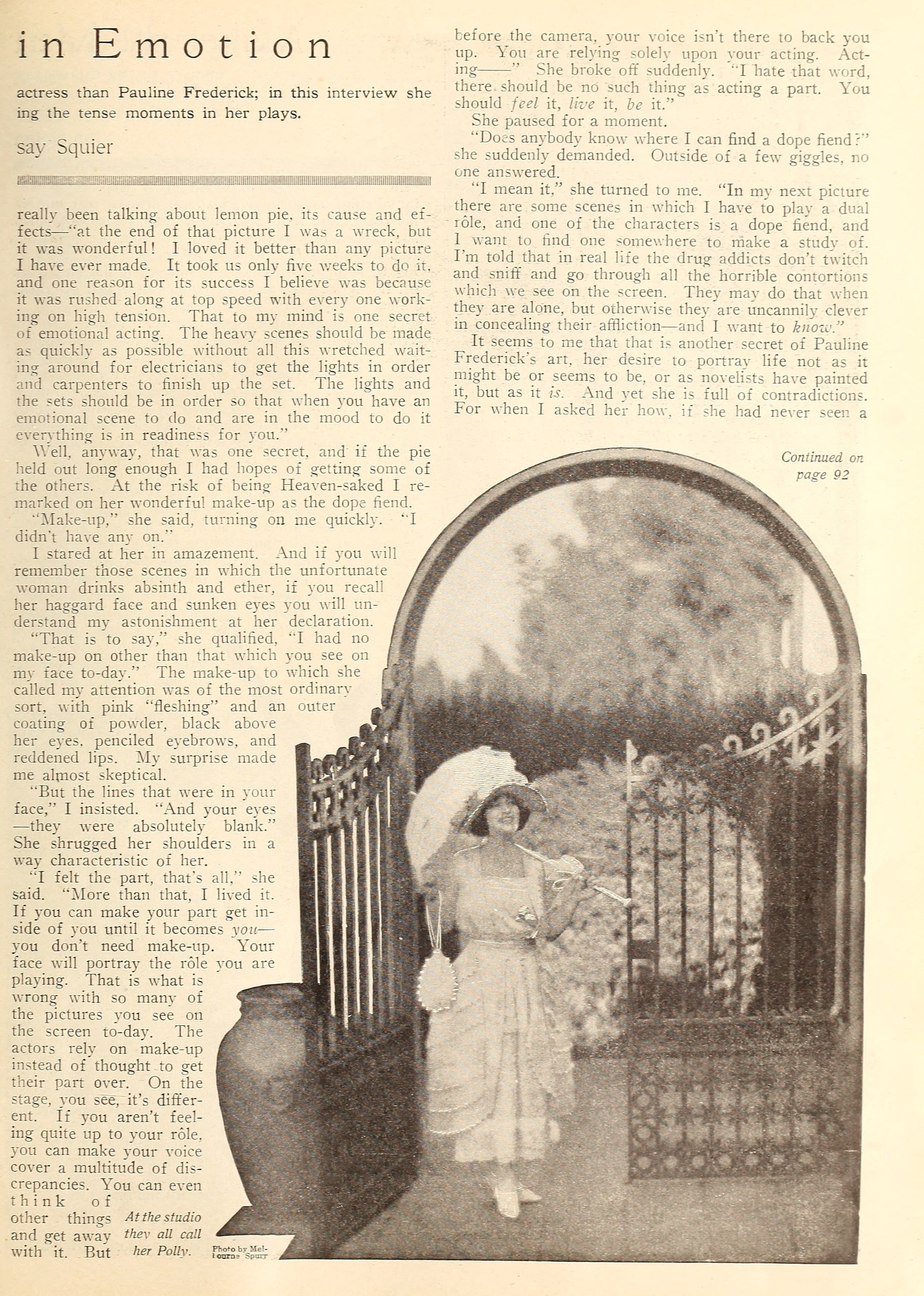 Pauline Frederick — Adventures in Emotion (1921) | www.vintoz.com