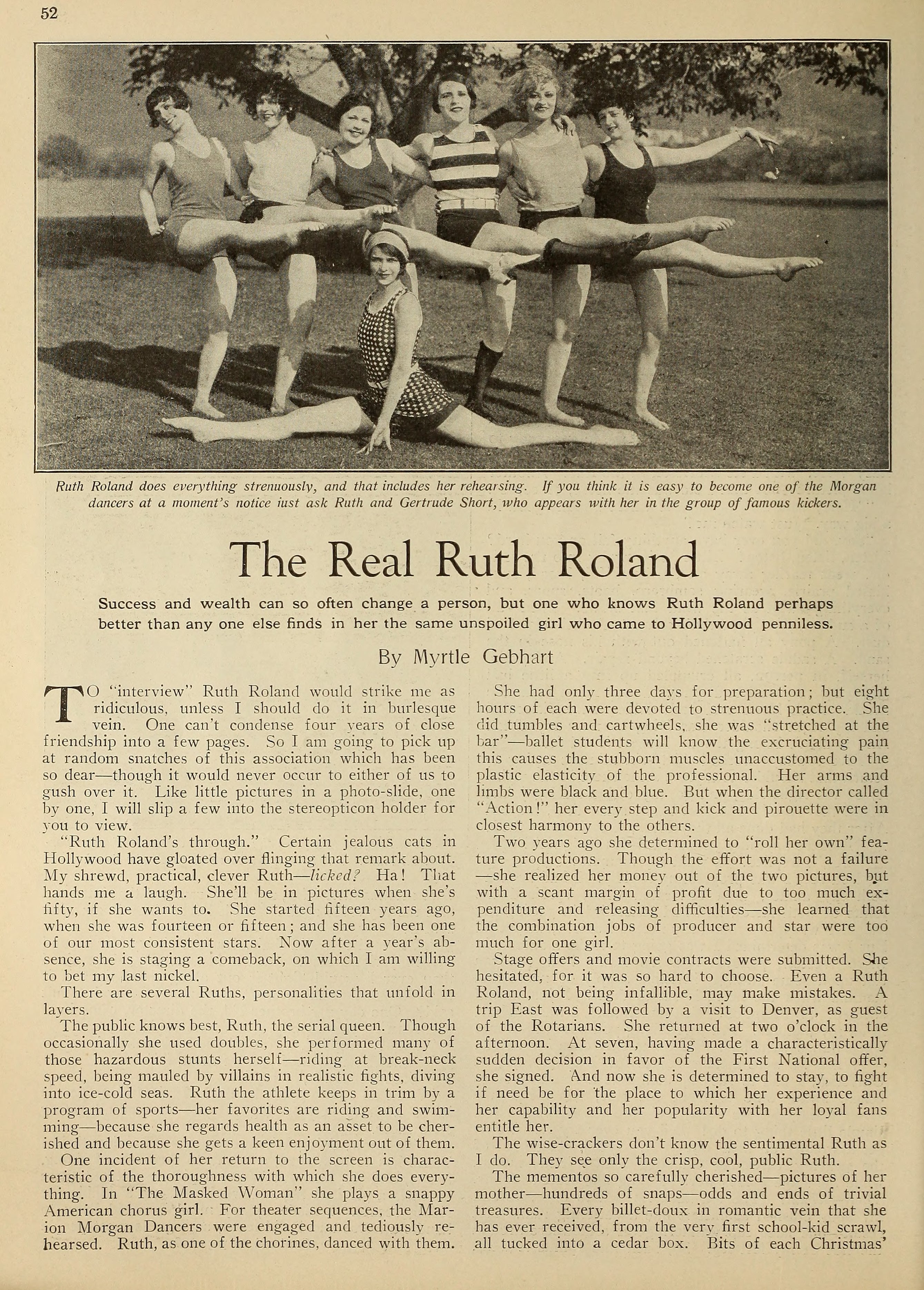 The Real Ruth Roland (1926) | www.vintoz.com