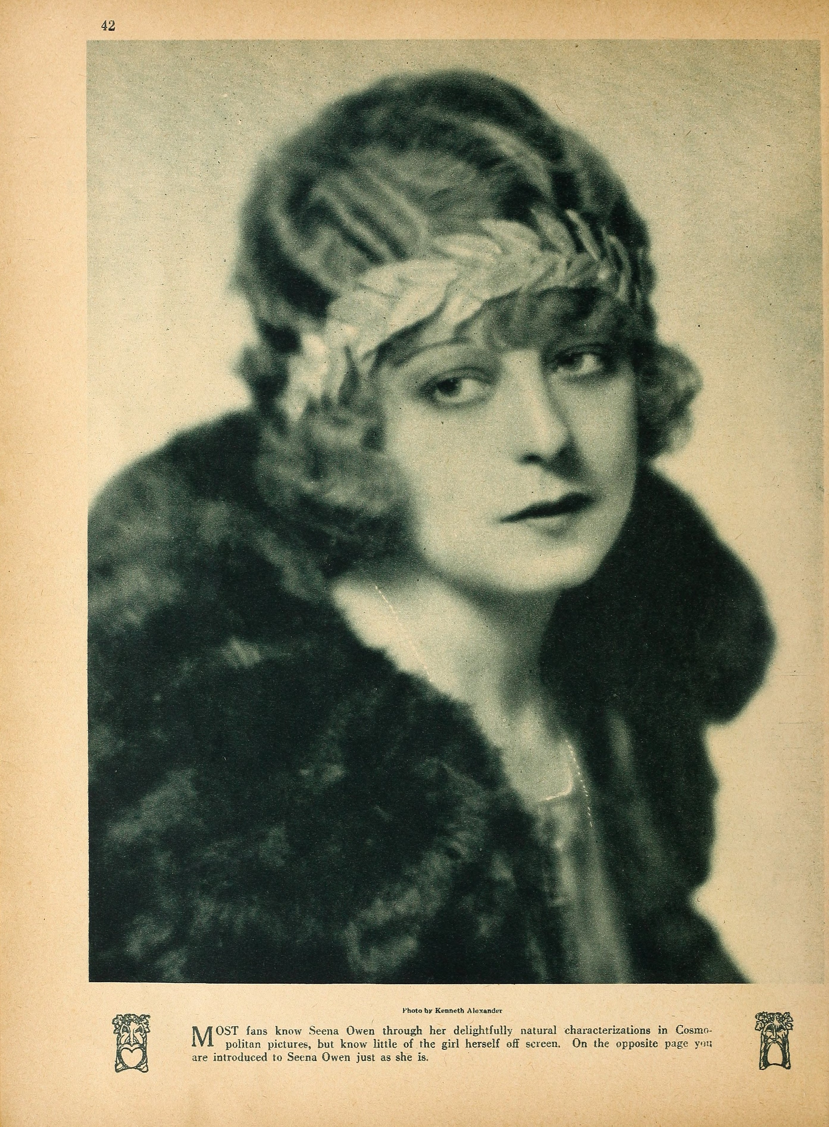 Seena Owen — A Picture Puzzle (1923) | www.vintoz.com