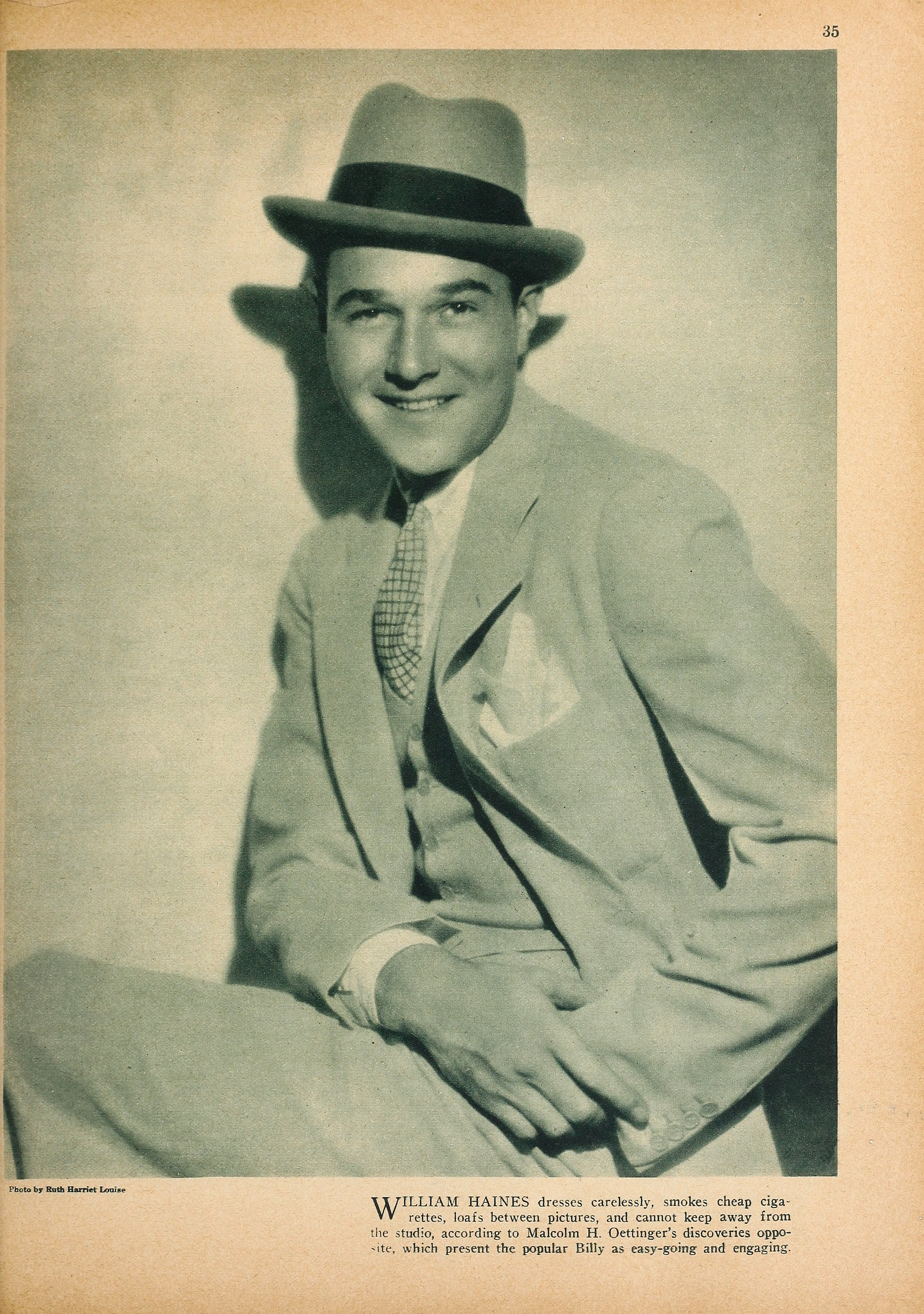William Haines — The Young Man of the Hour (1928) | www.vintoz.com