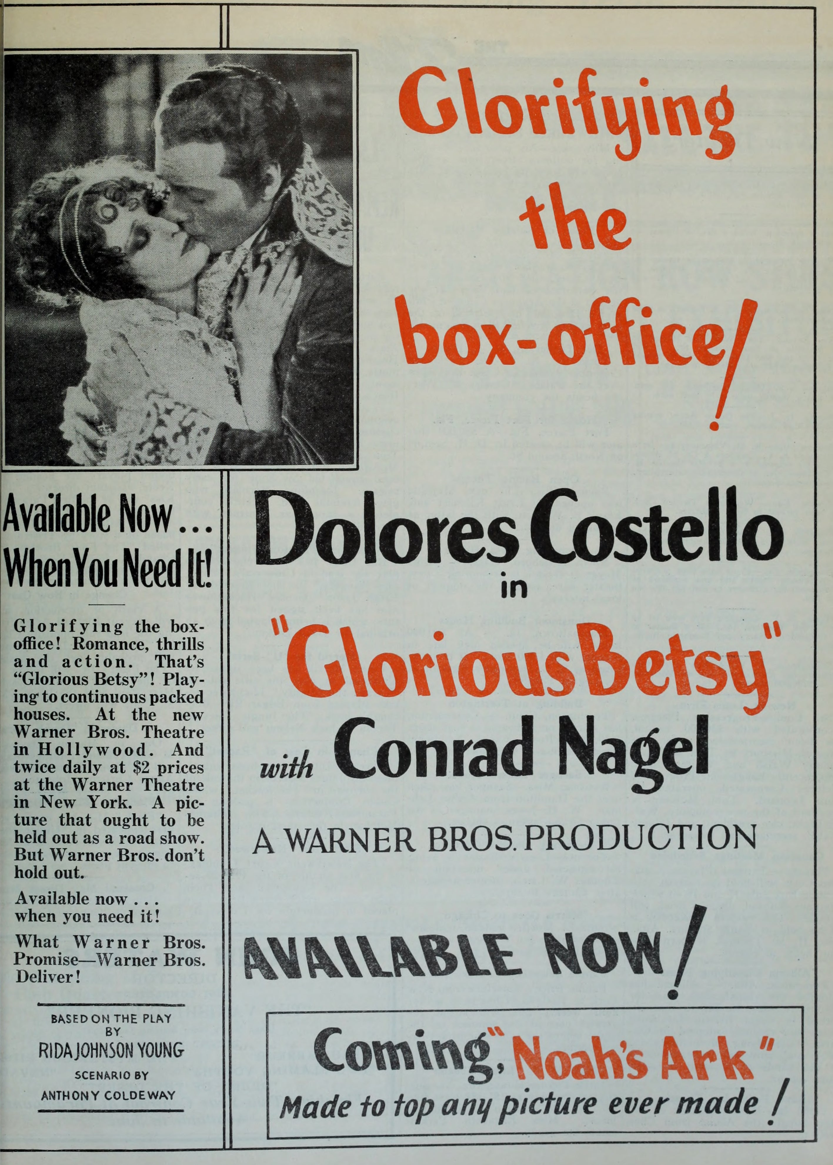 Glorious Betsy (1928) | www.vintoz.com