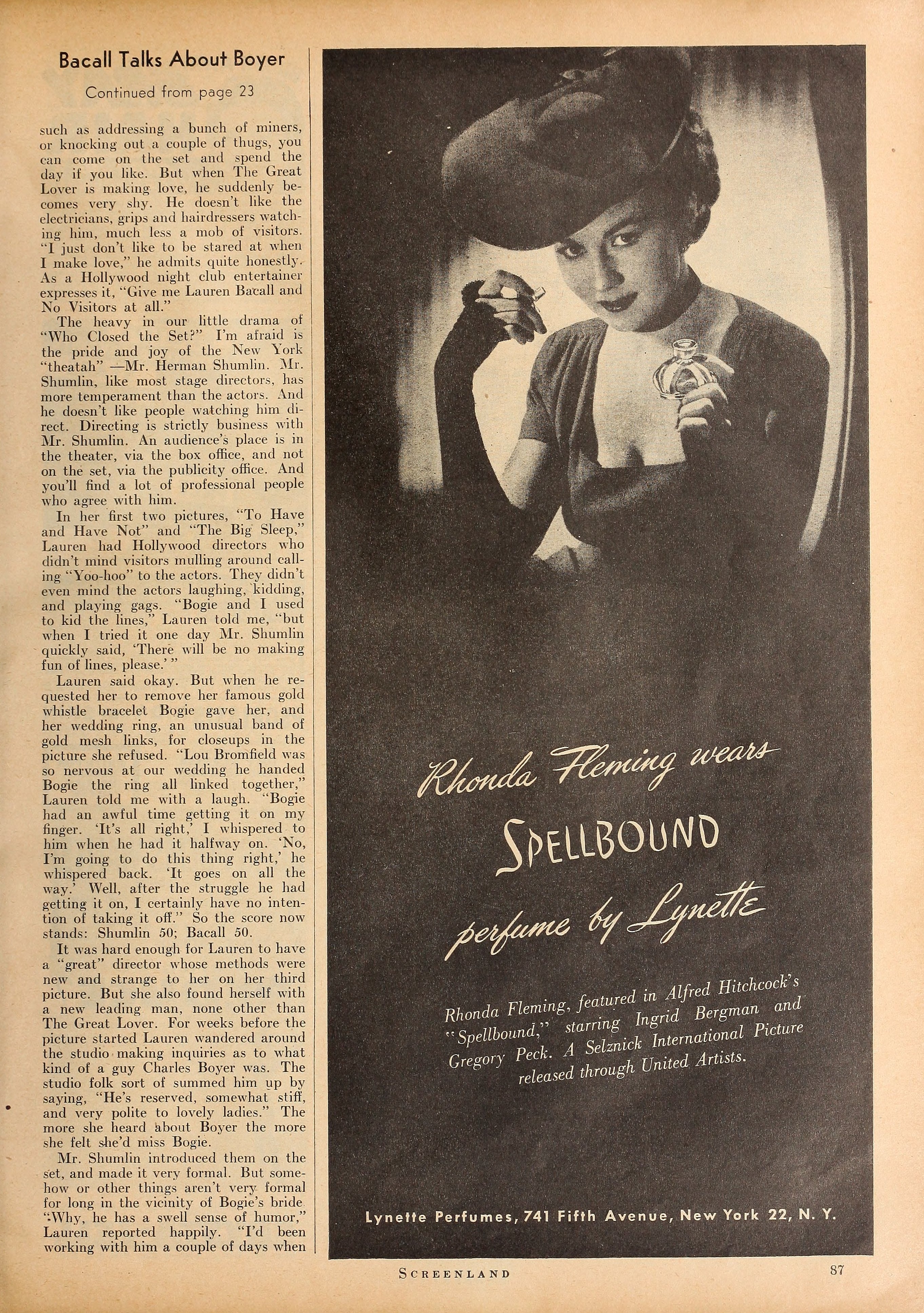 Spellbound (1945) | www.vintoz.com