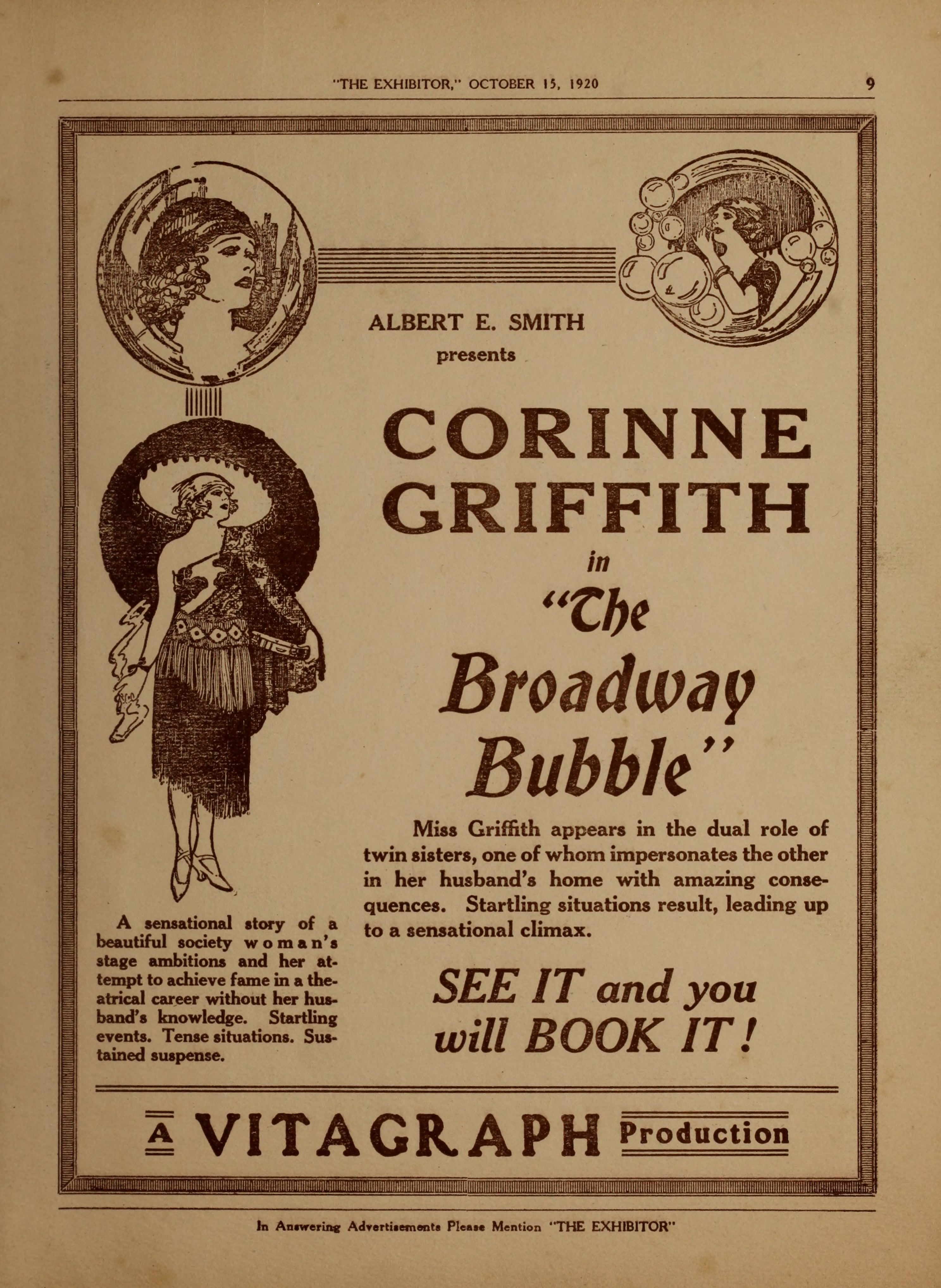 The Broadway Bubble (1920) | www.vintoz.com